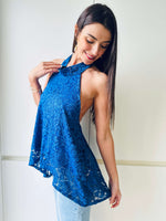 Top bleu royal - OLIVIA