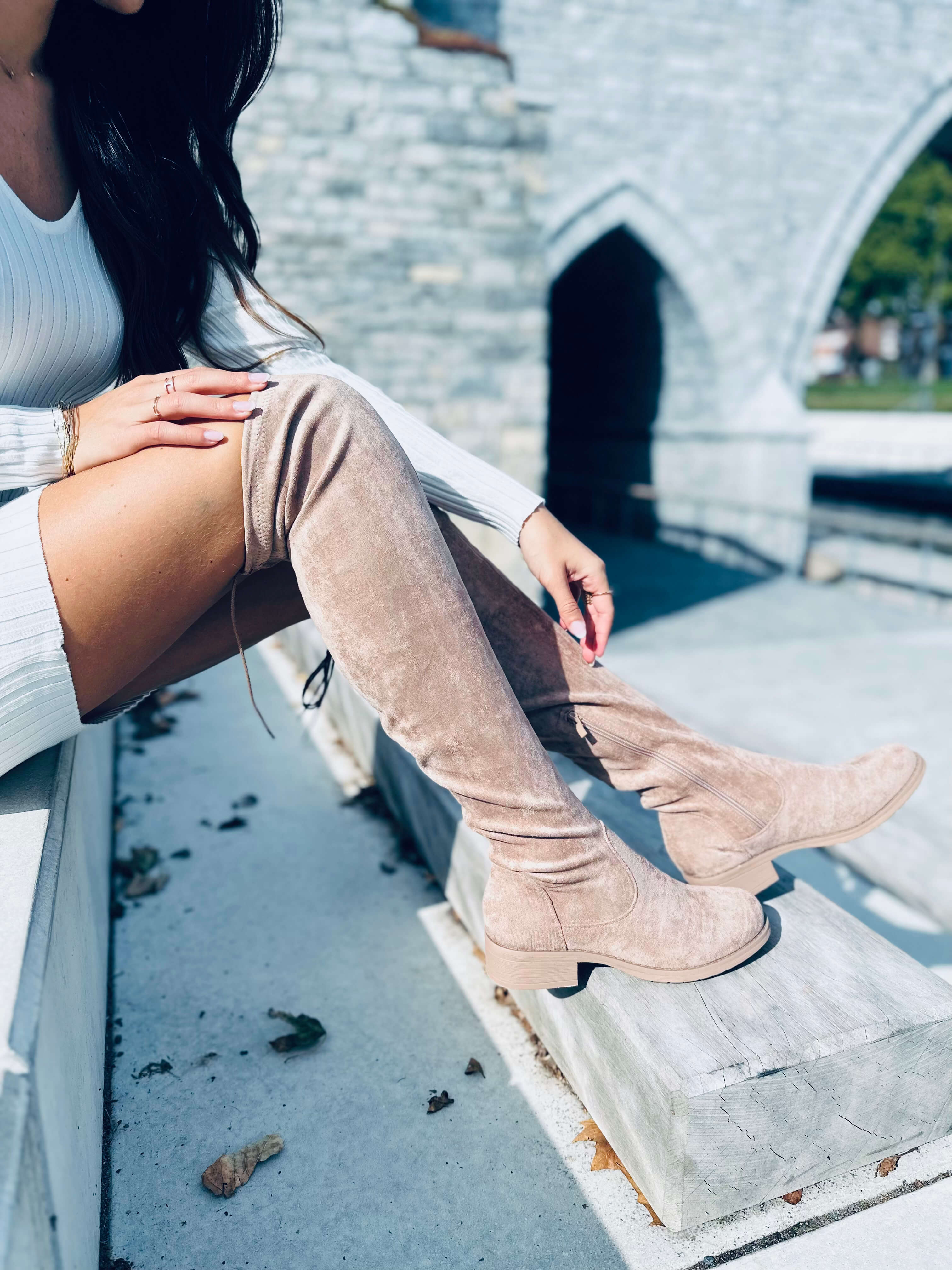 Cuissardes beige - EMMY