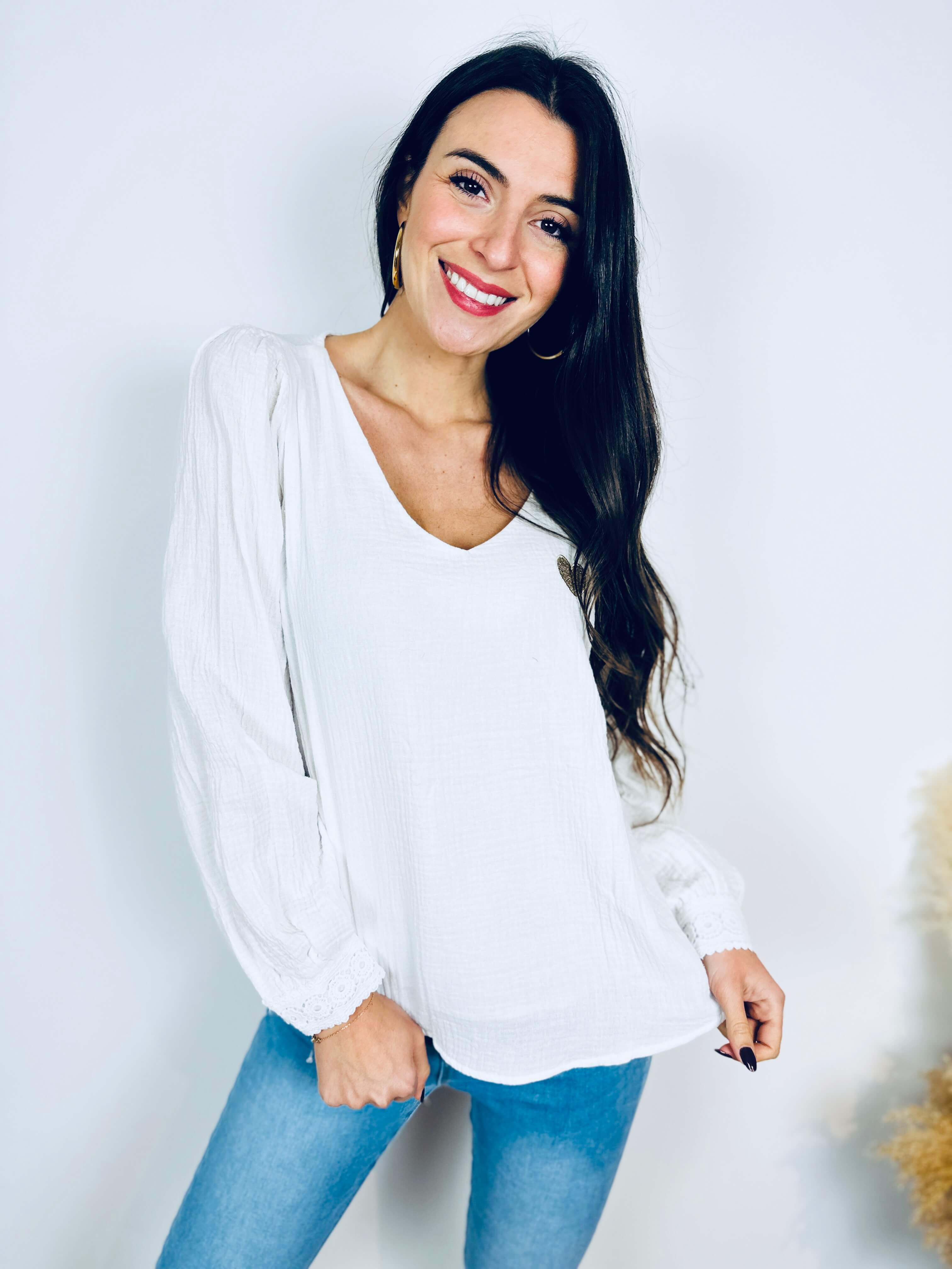Blouse blanche - PAOLA