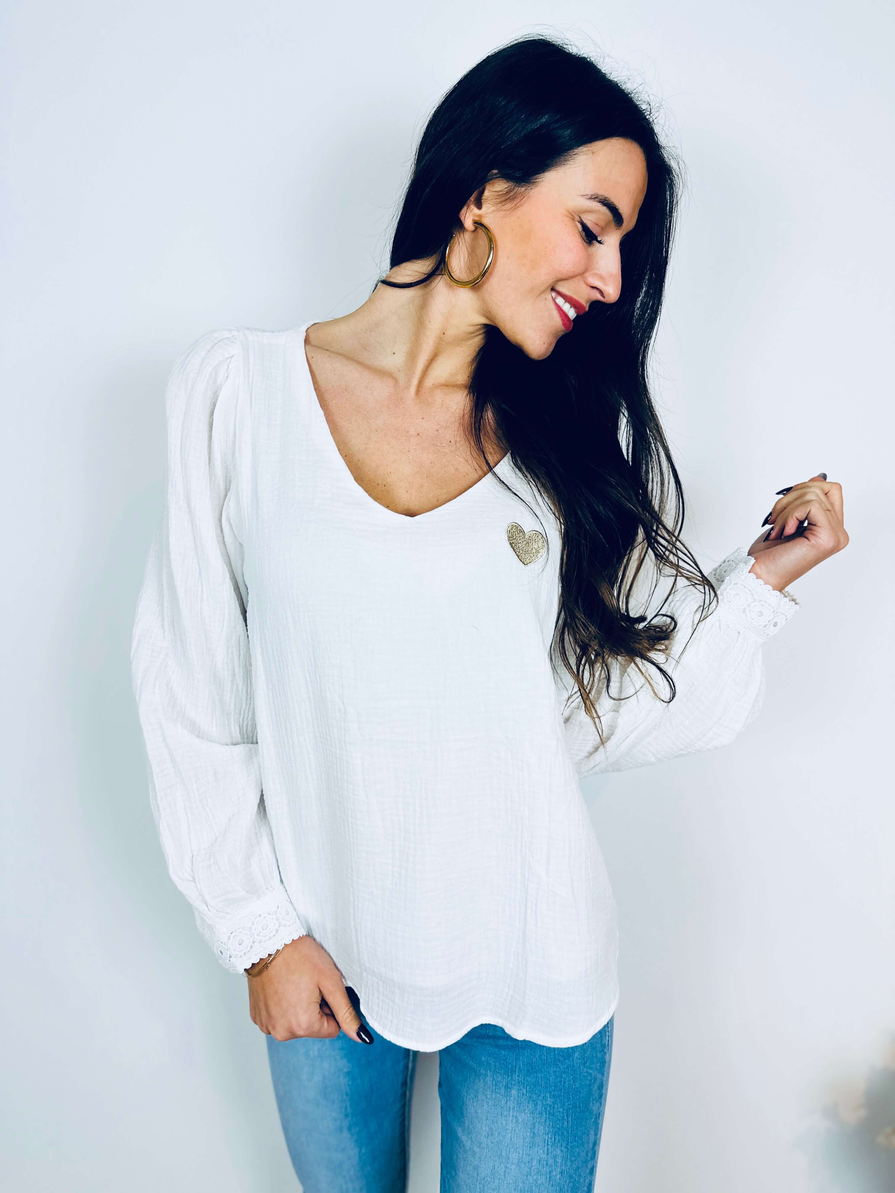 Blouse blanche - PAOLA