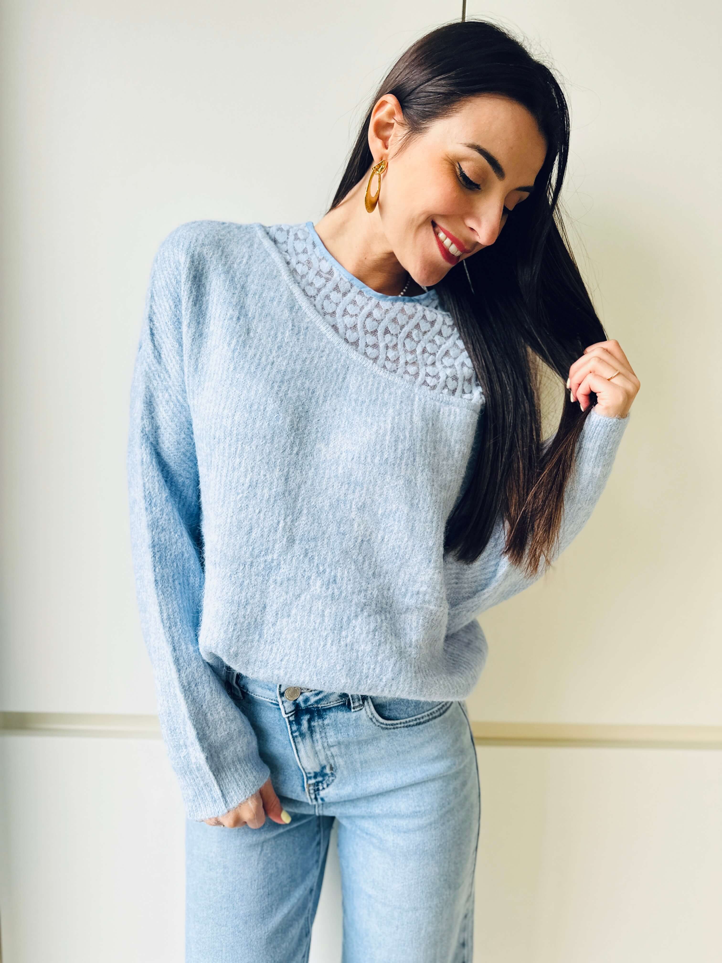 Pull bleu - LOVE