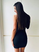 Robe pull noir - ELISABETH
