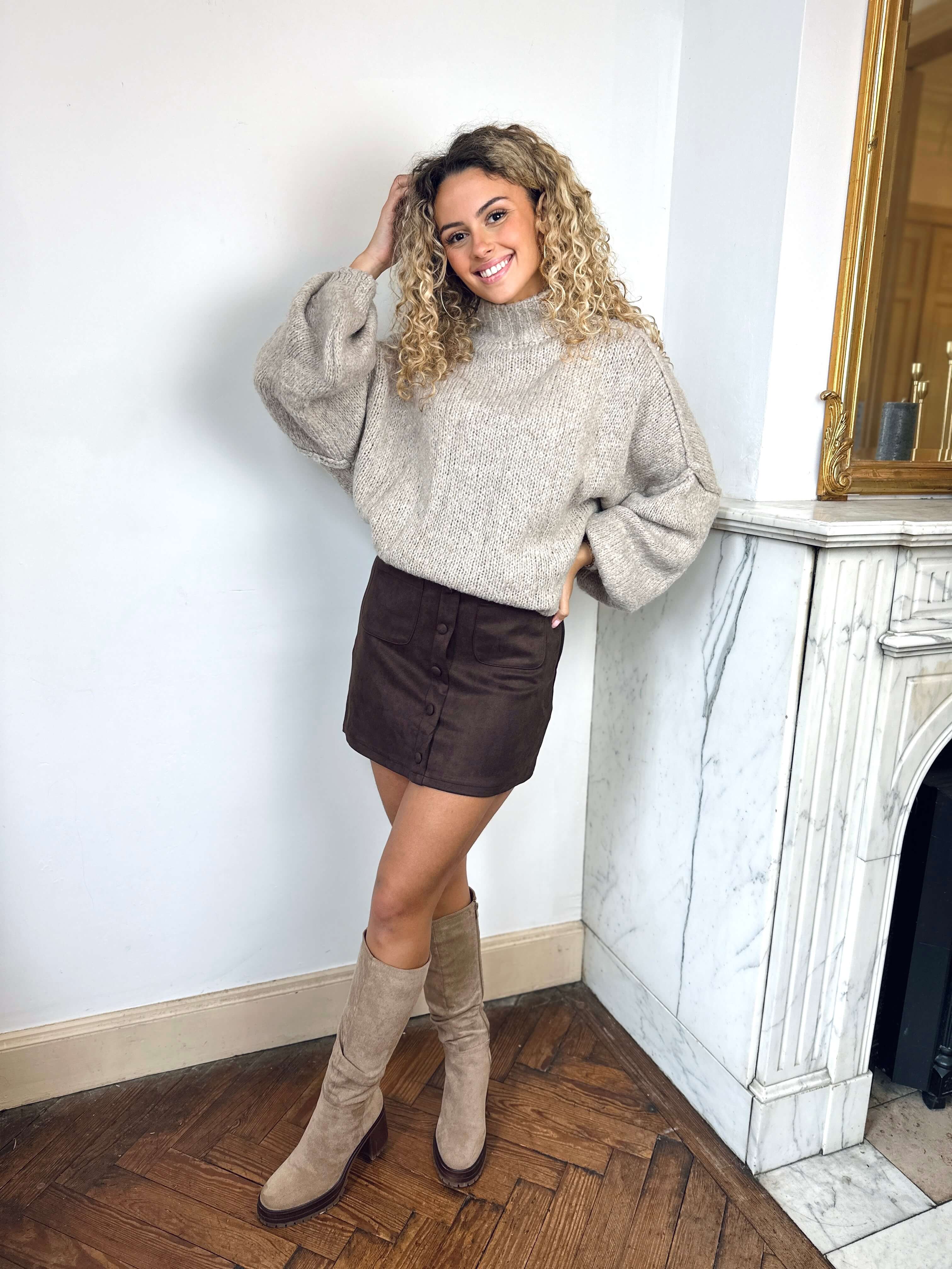 Pull beige - LOLA