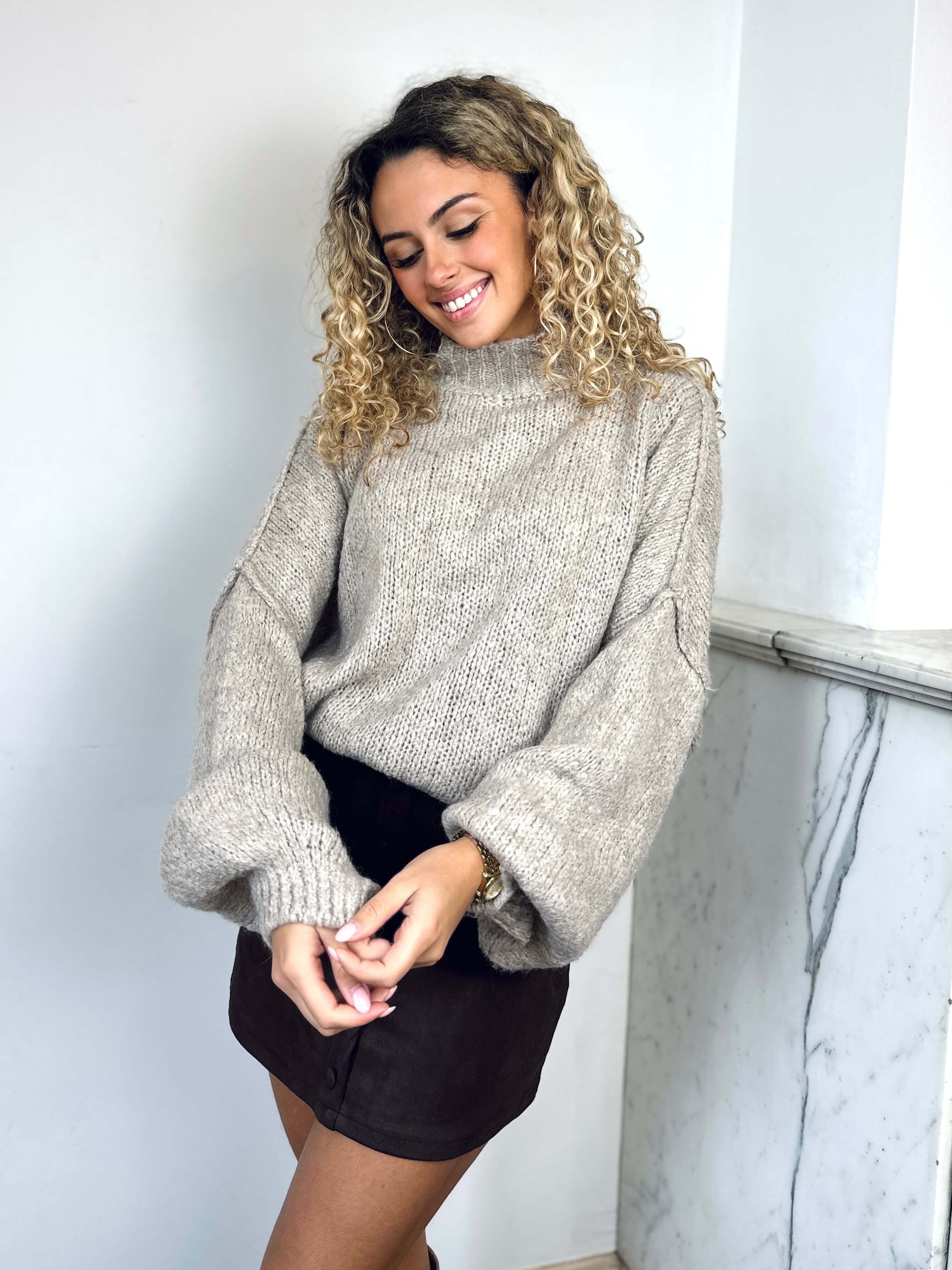 Pull beige - LOLA