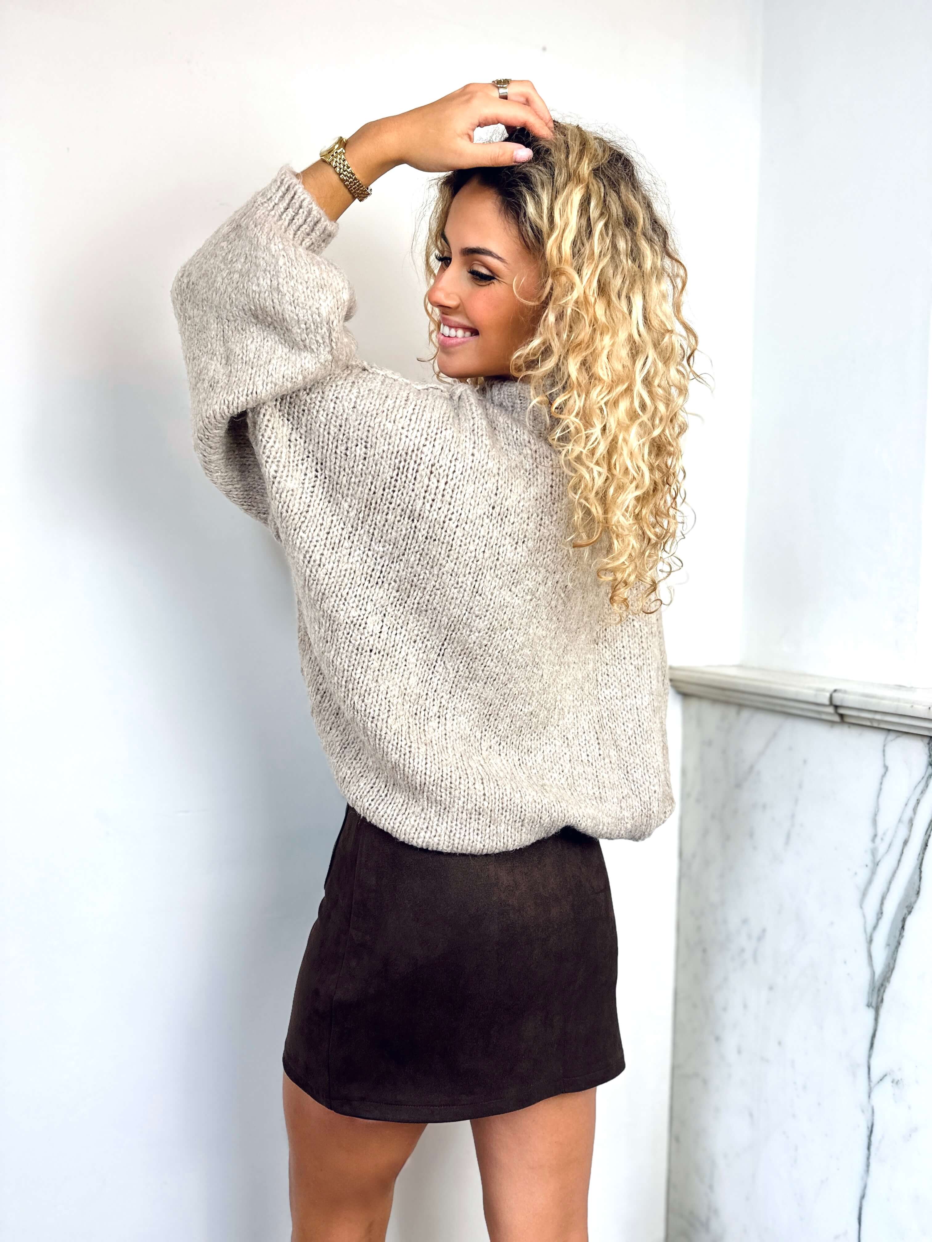 Pull beige - LOLA
