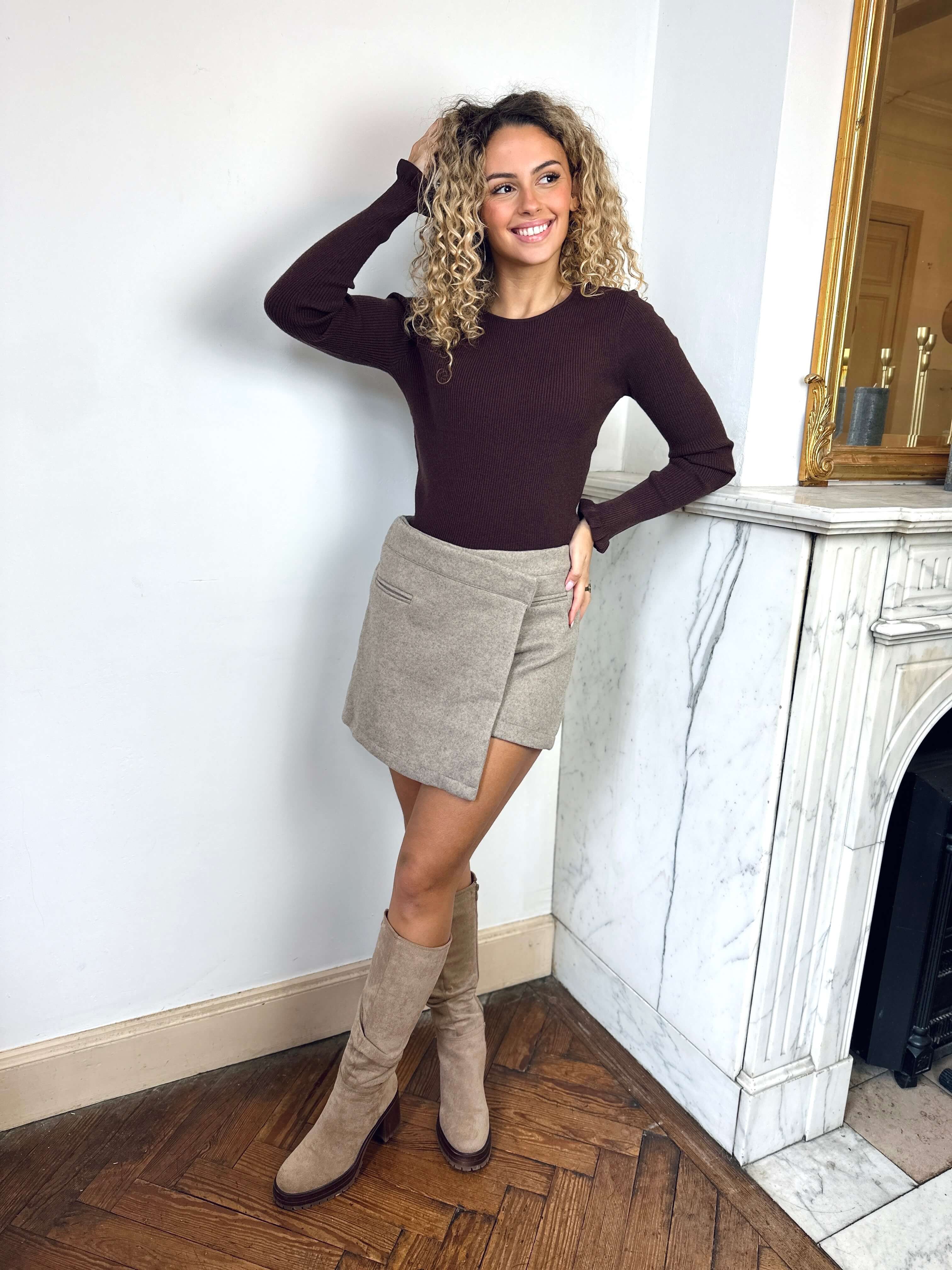 Pull marron - GEORGIA