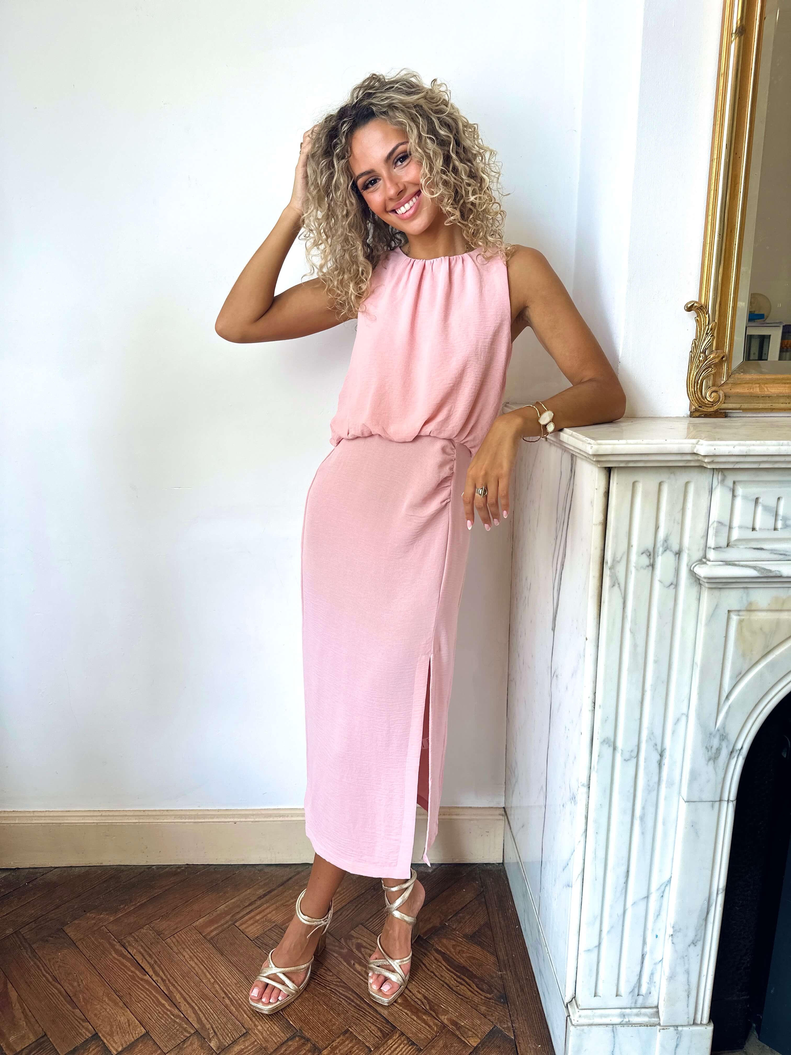 Robe rose - HELENE