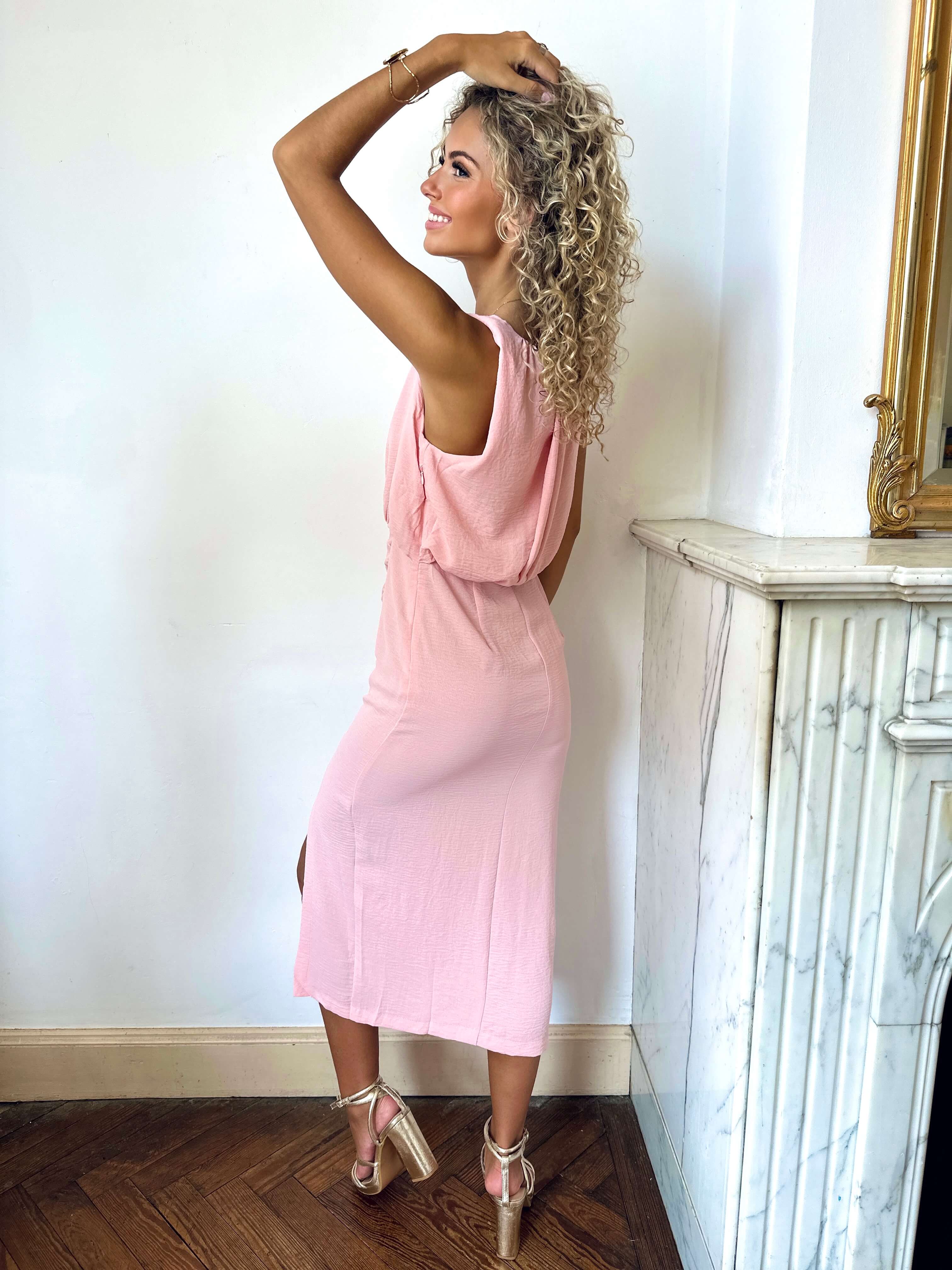 Robe rose - HELENE