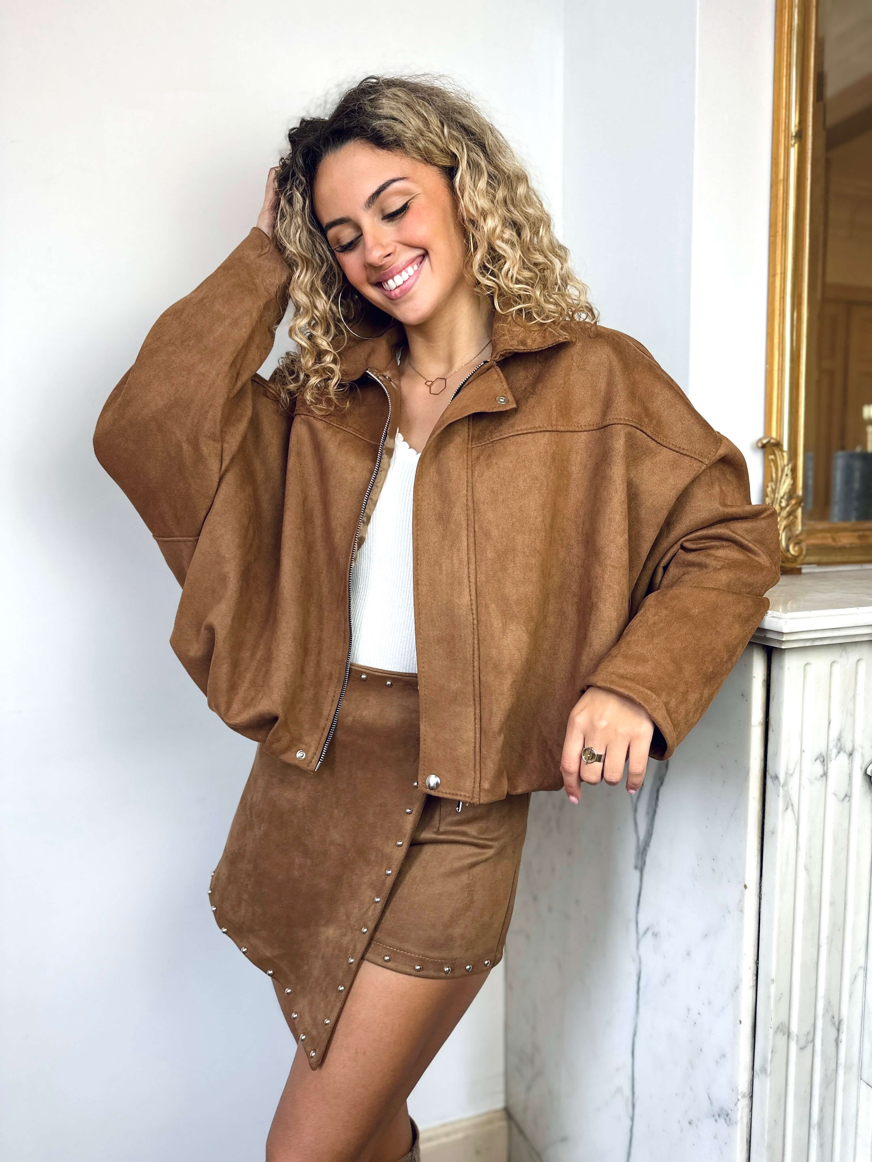 Veste camel - LISA