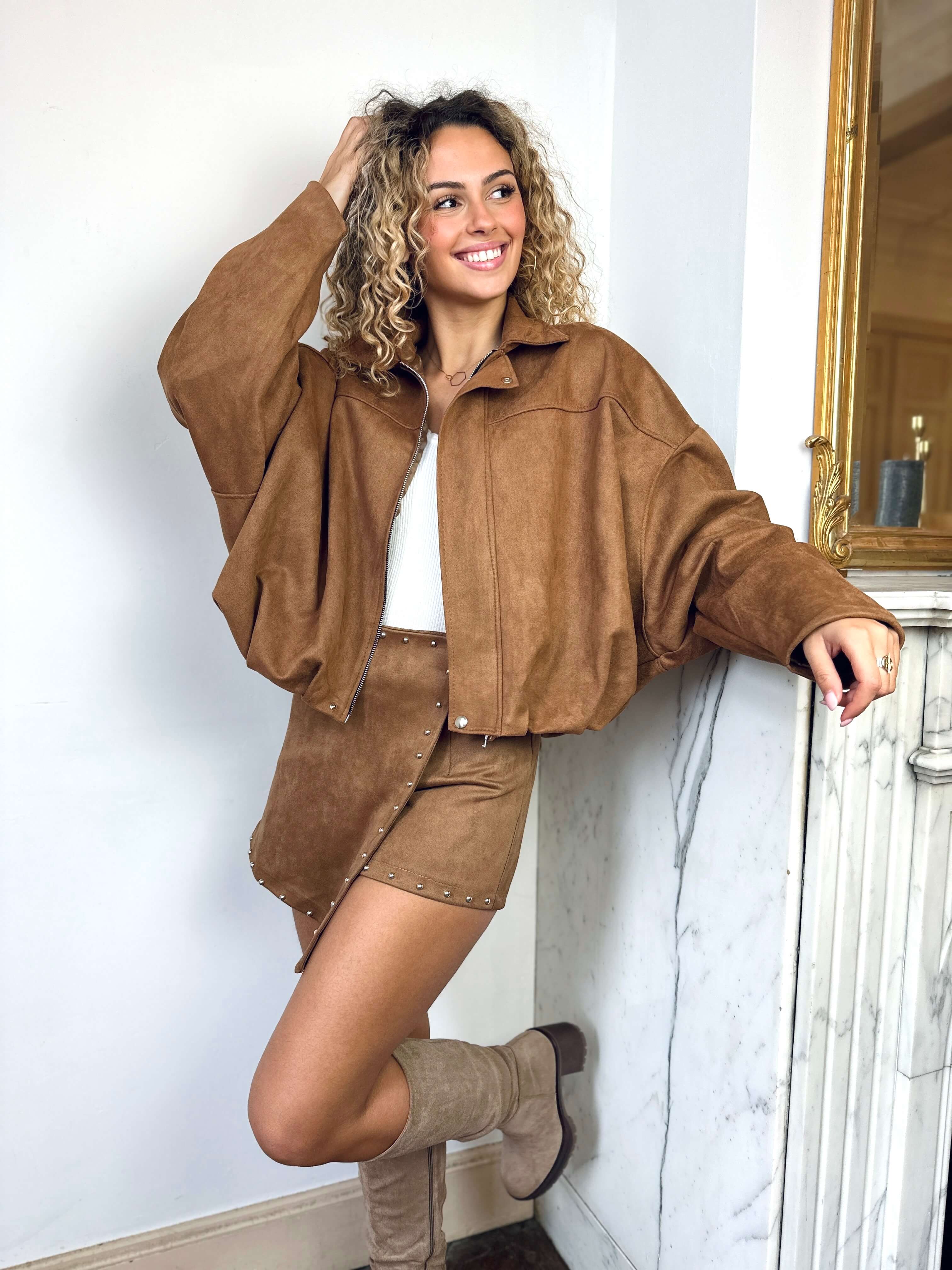 Veste camel - LISA