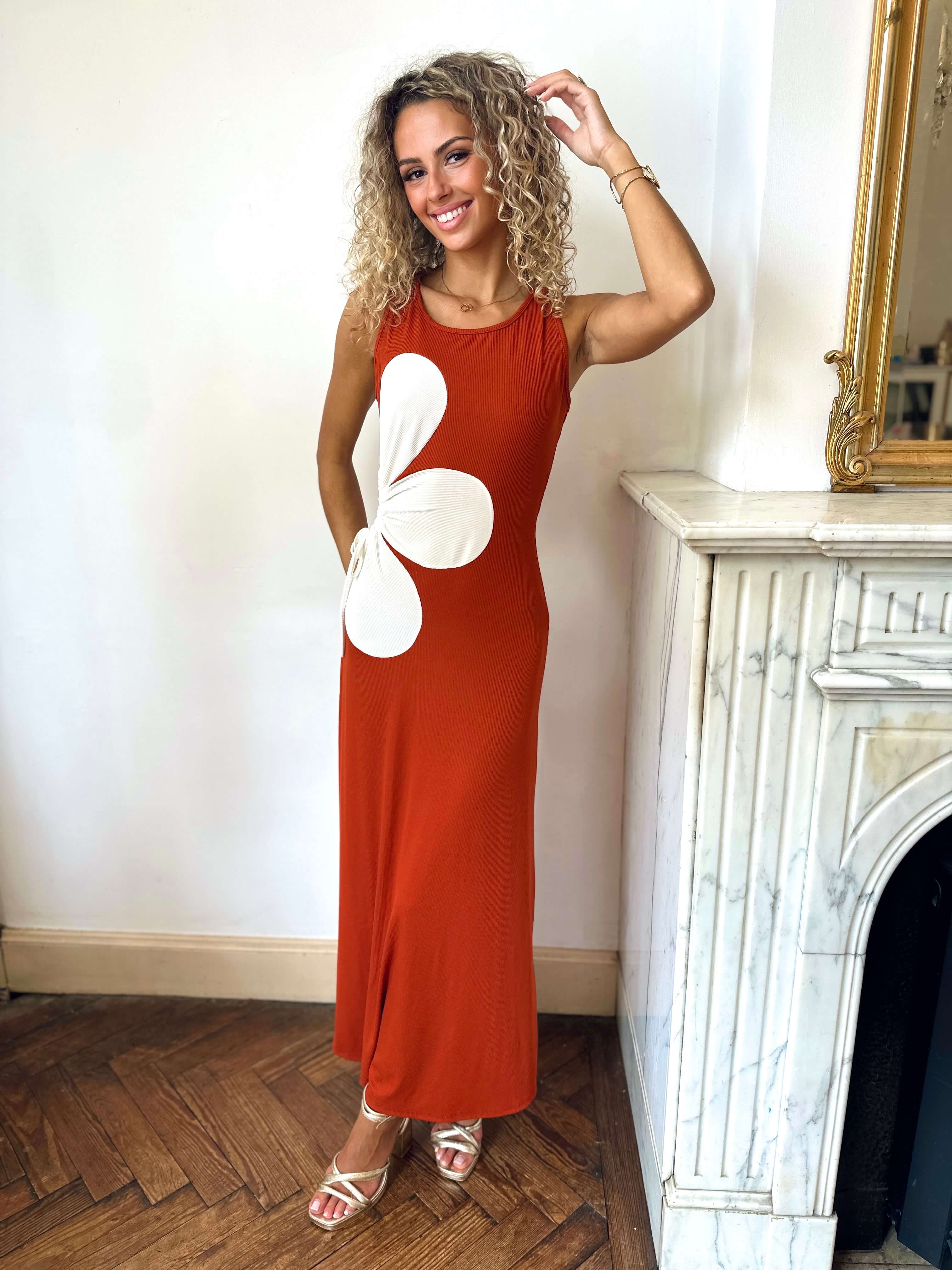 Robe terracotta - FLORA