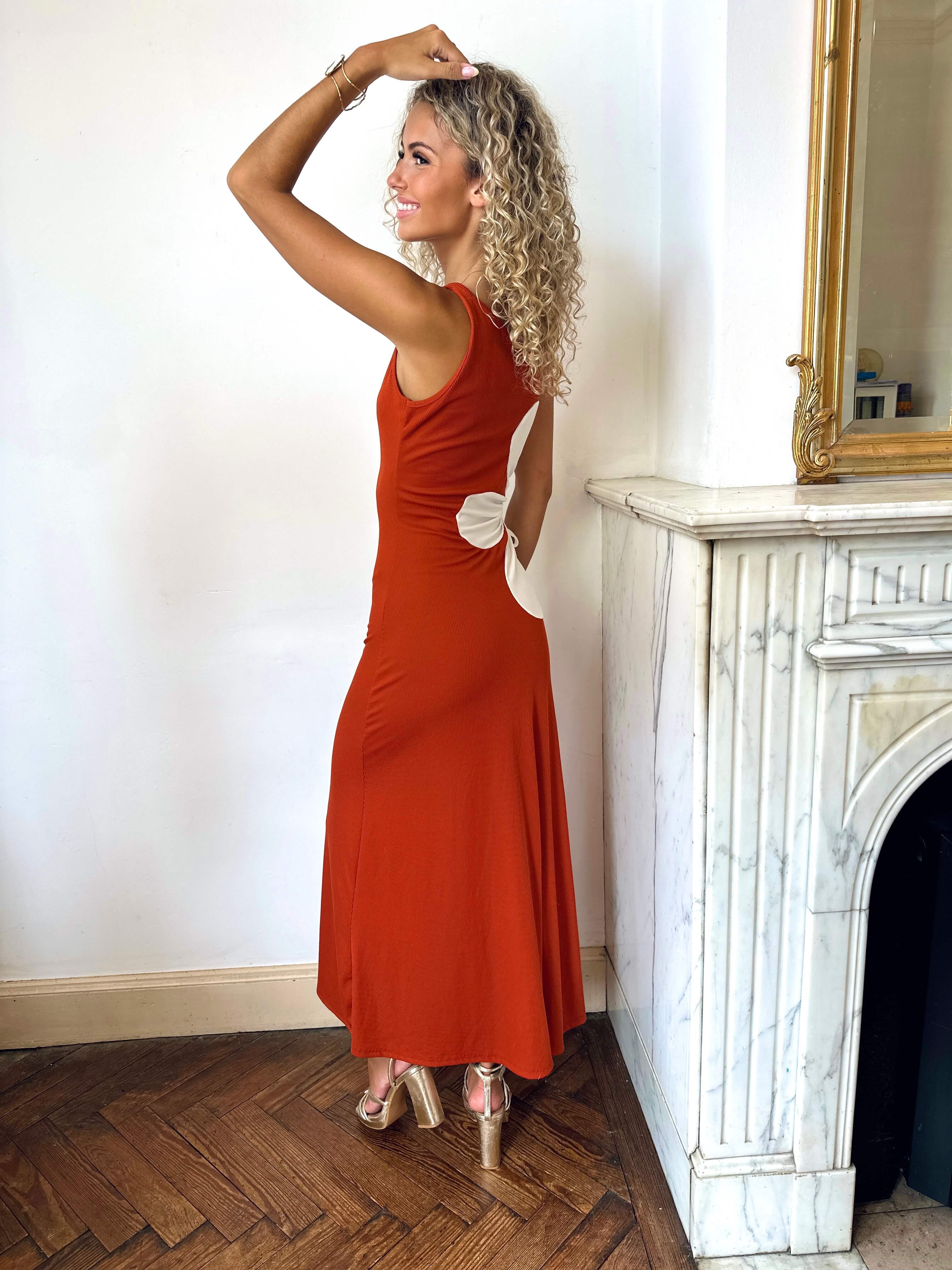 Robe terracotta - FLORA