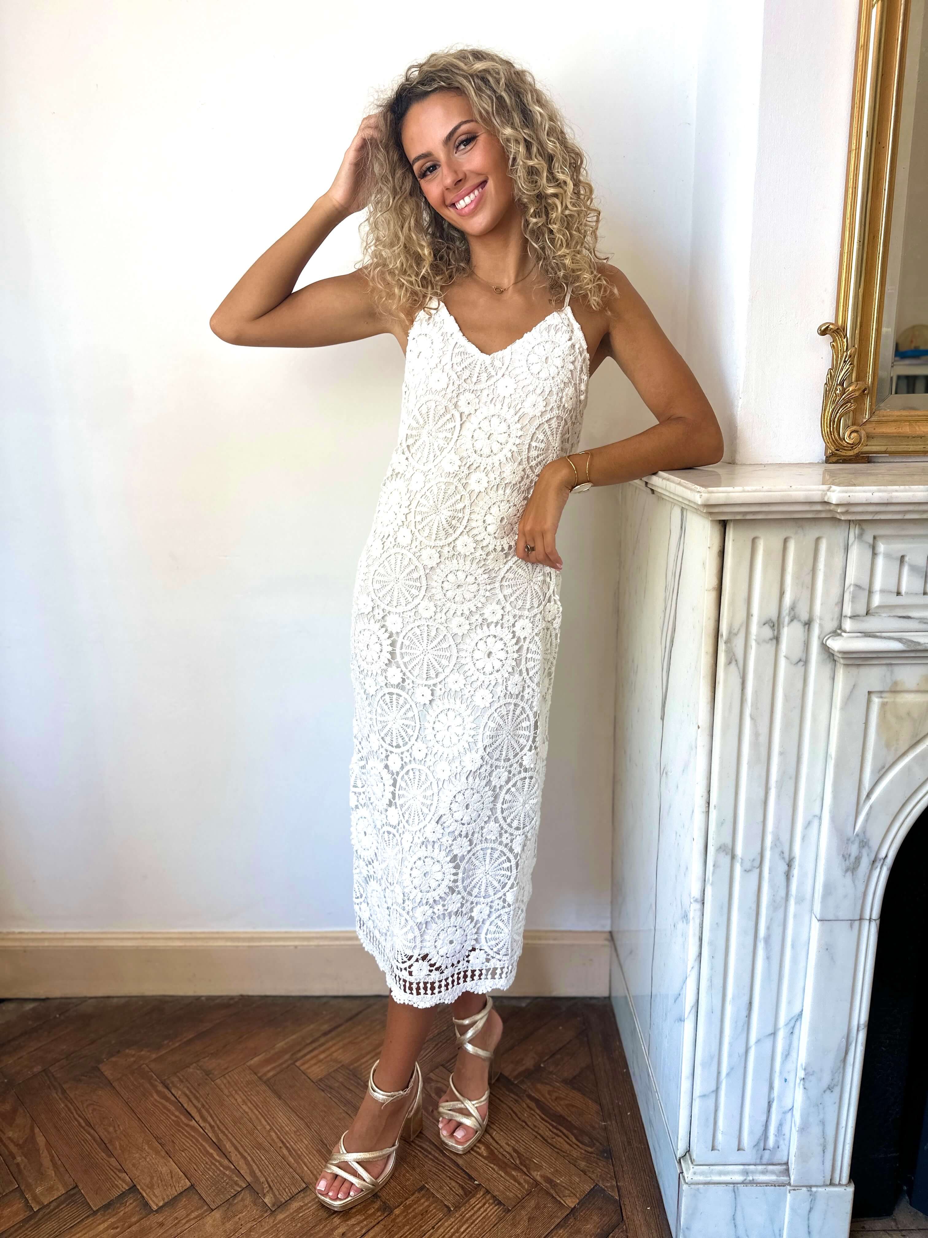 Robe blanche - SANTORIN