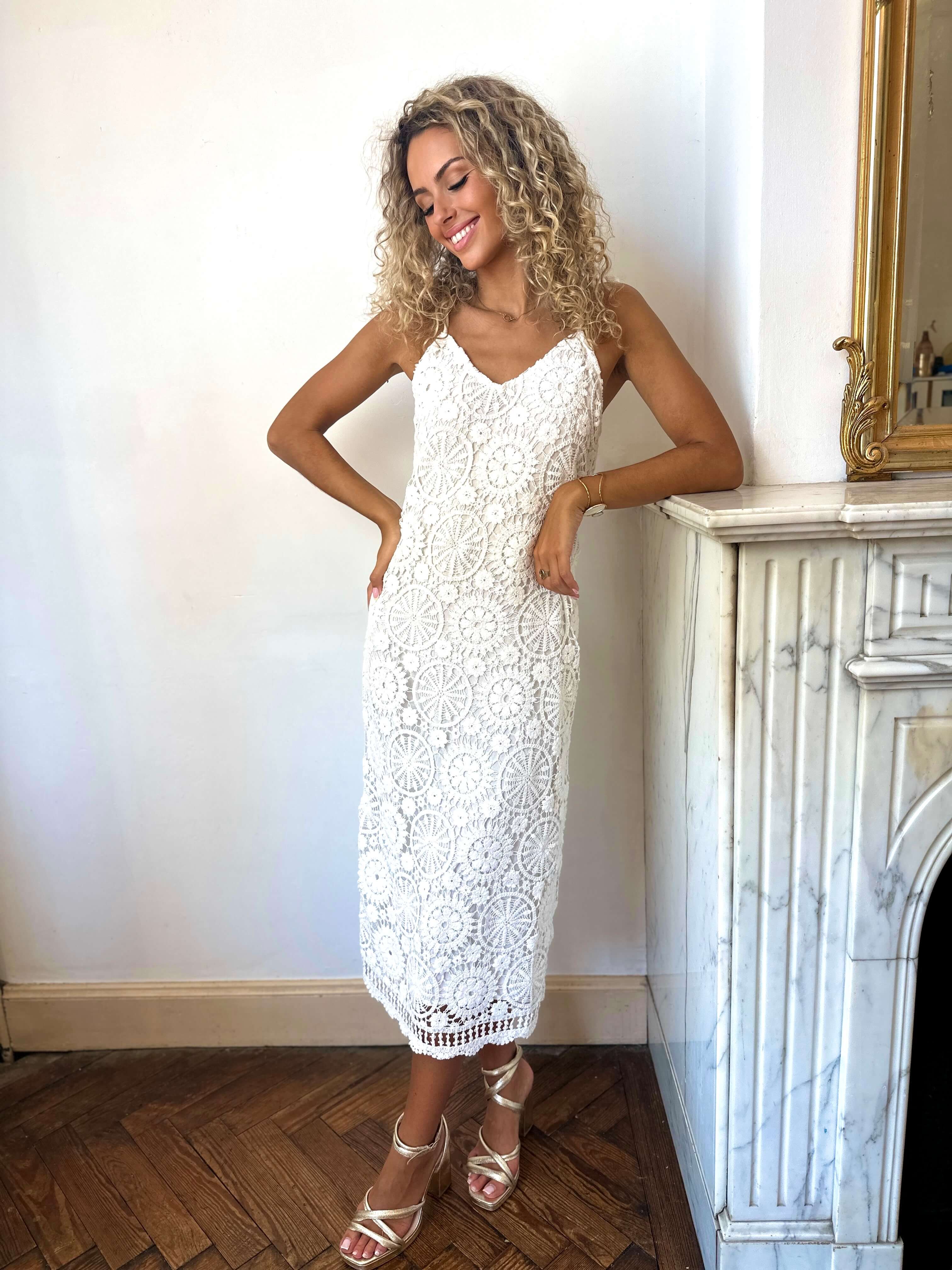 Robe blanche - SANTORIN