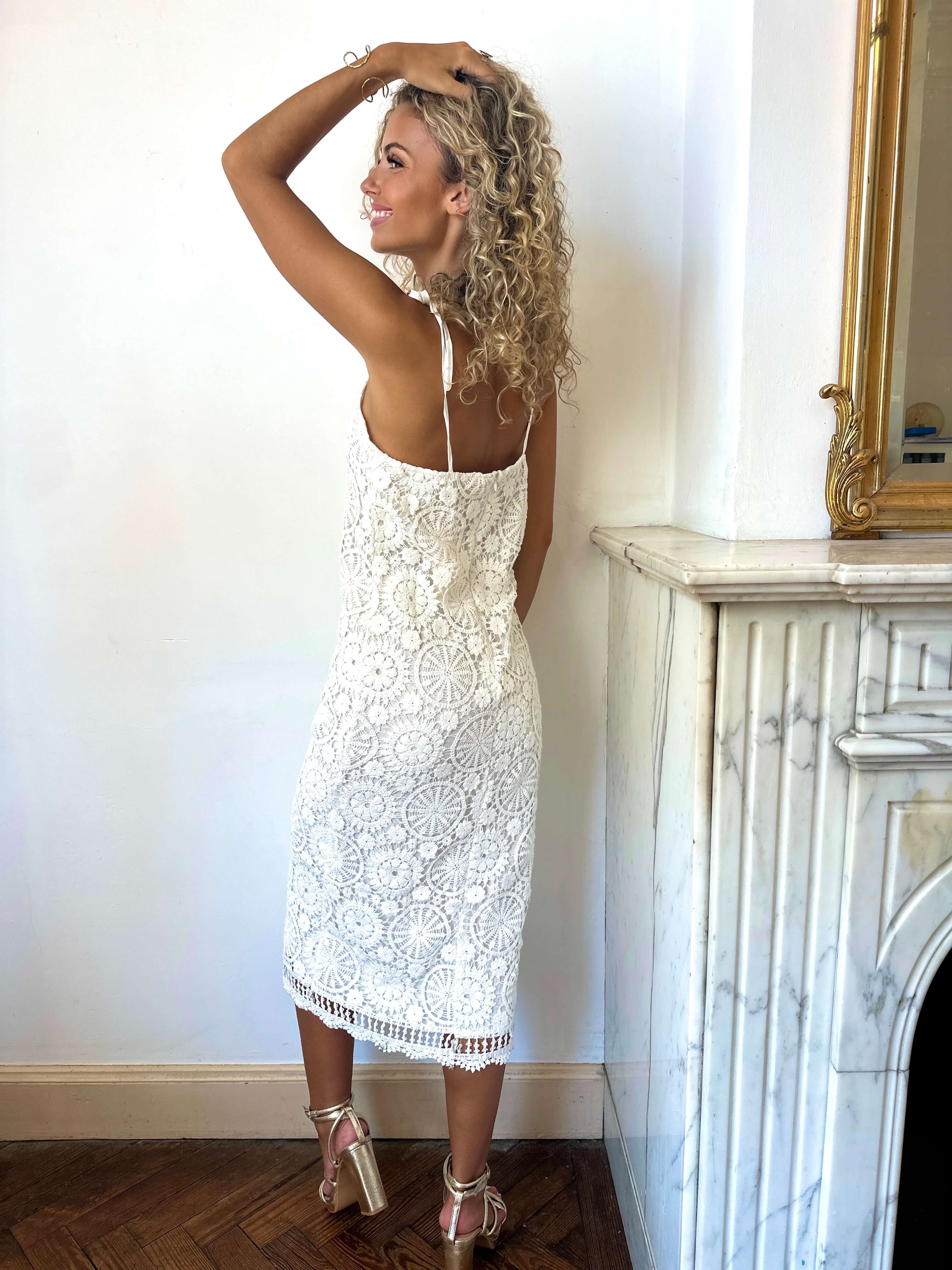 Robe blanche - SANTORIN