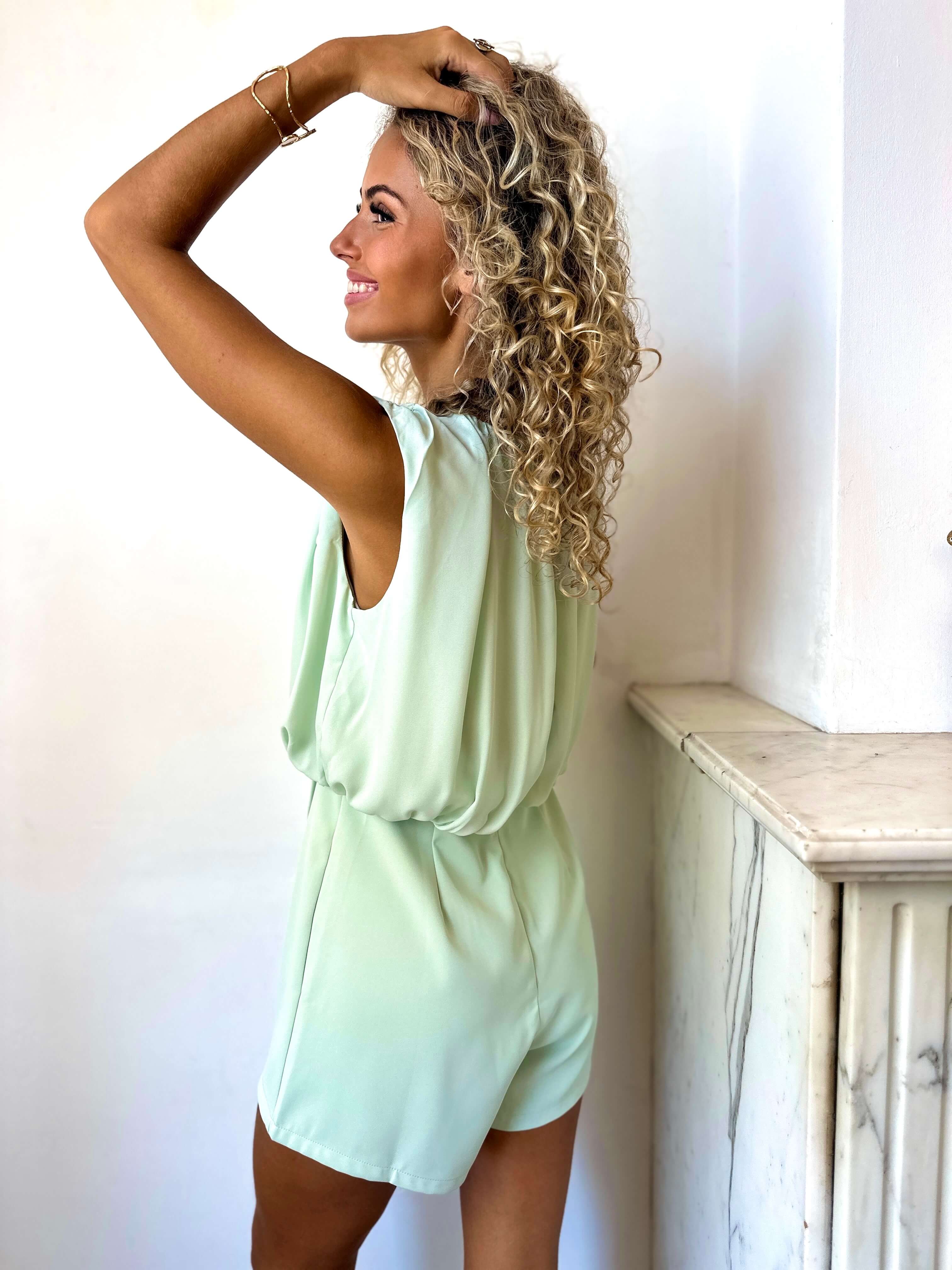 Combishort vert sauge - ANNA