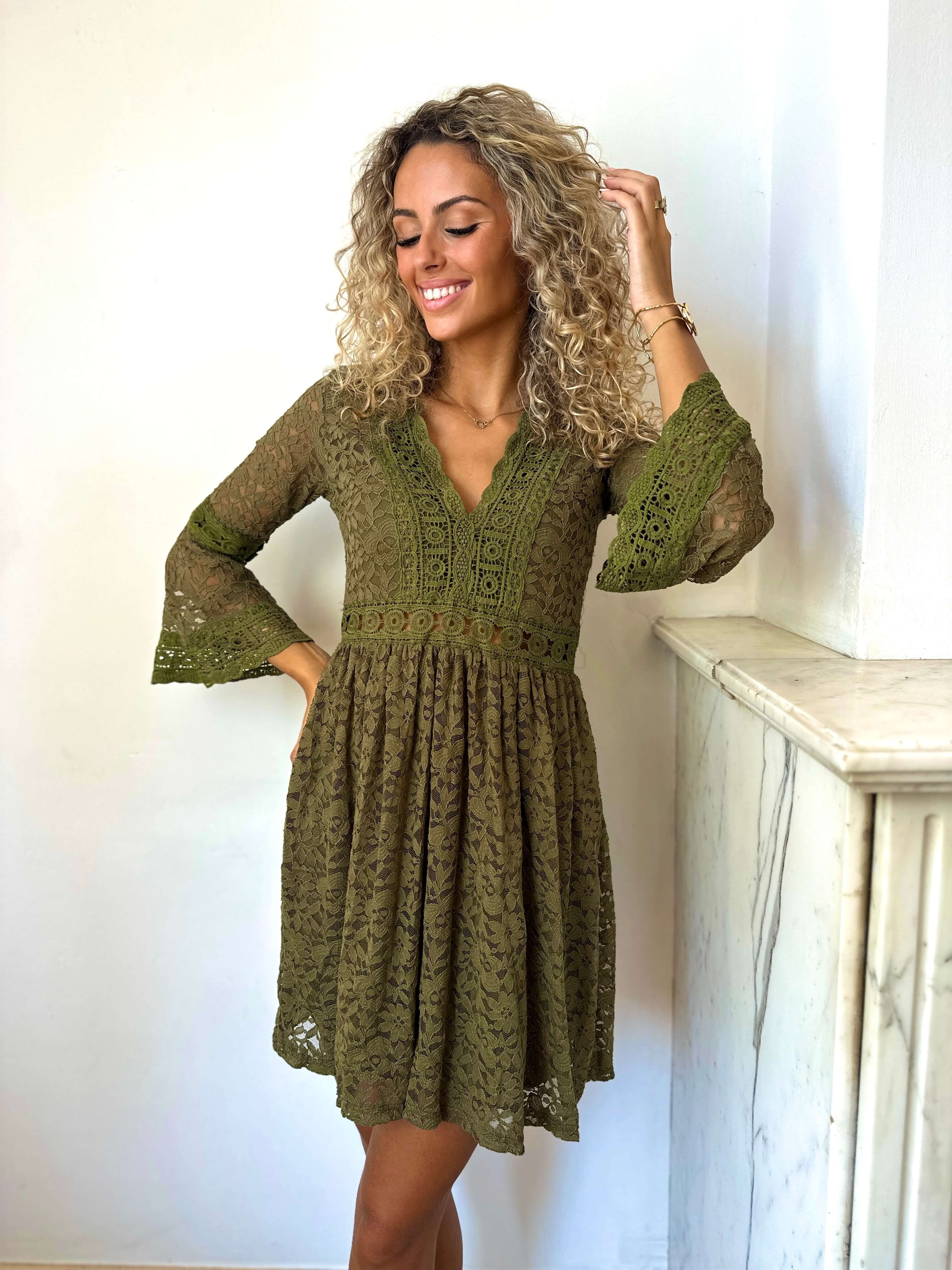 Robe kaki - TINA