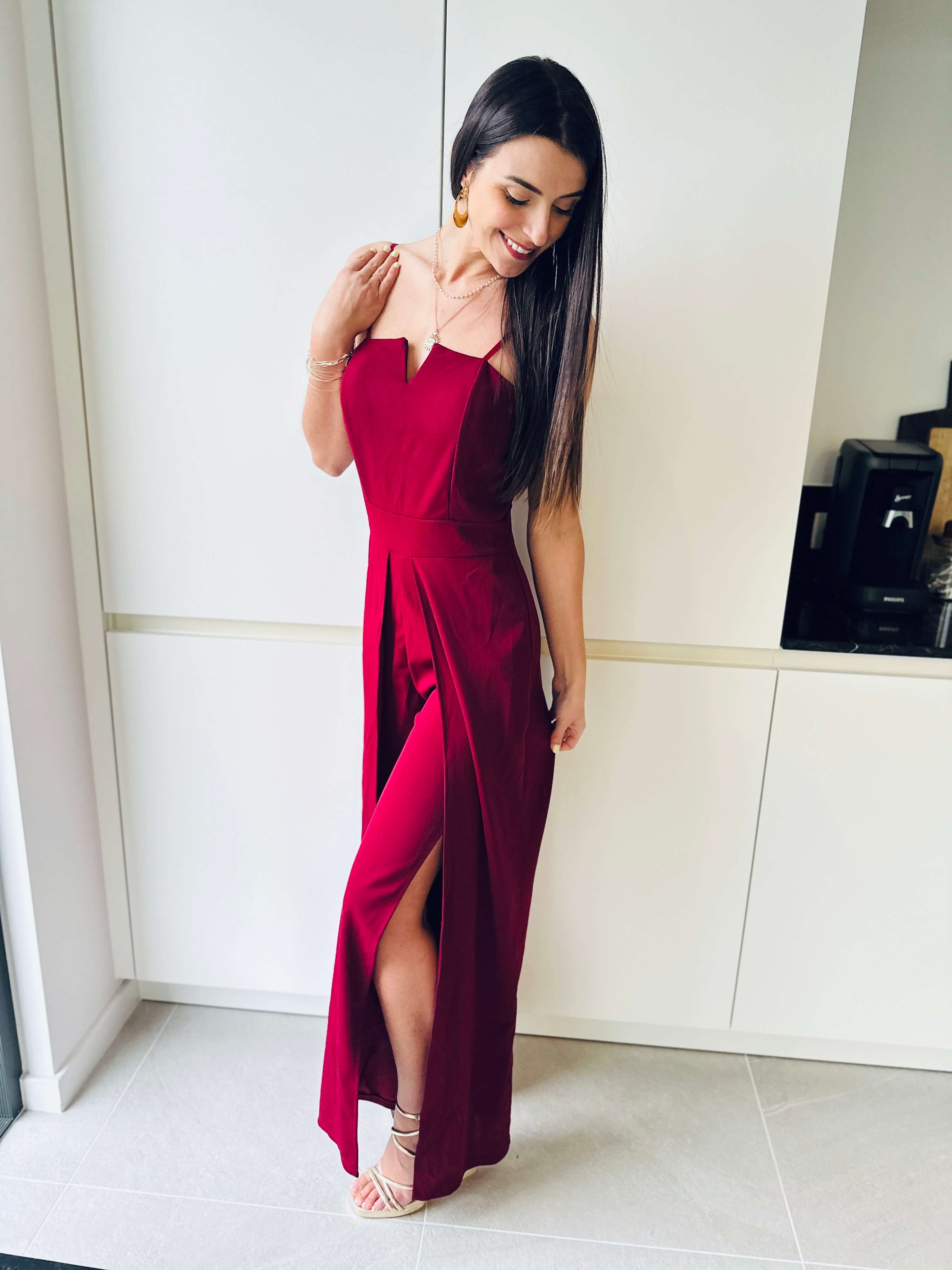 Combinaison bordeaux - AVA