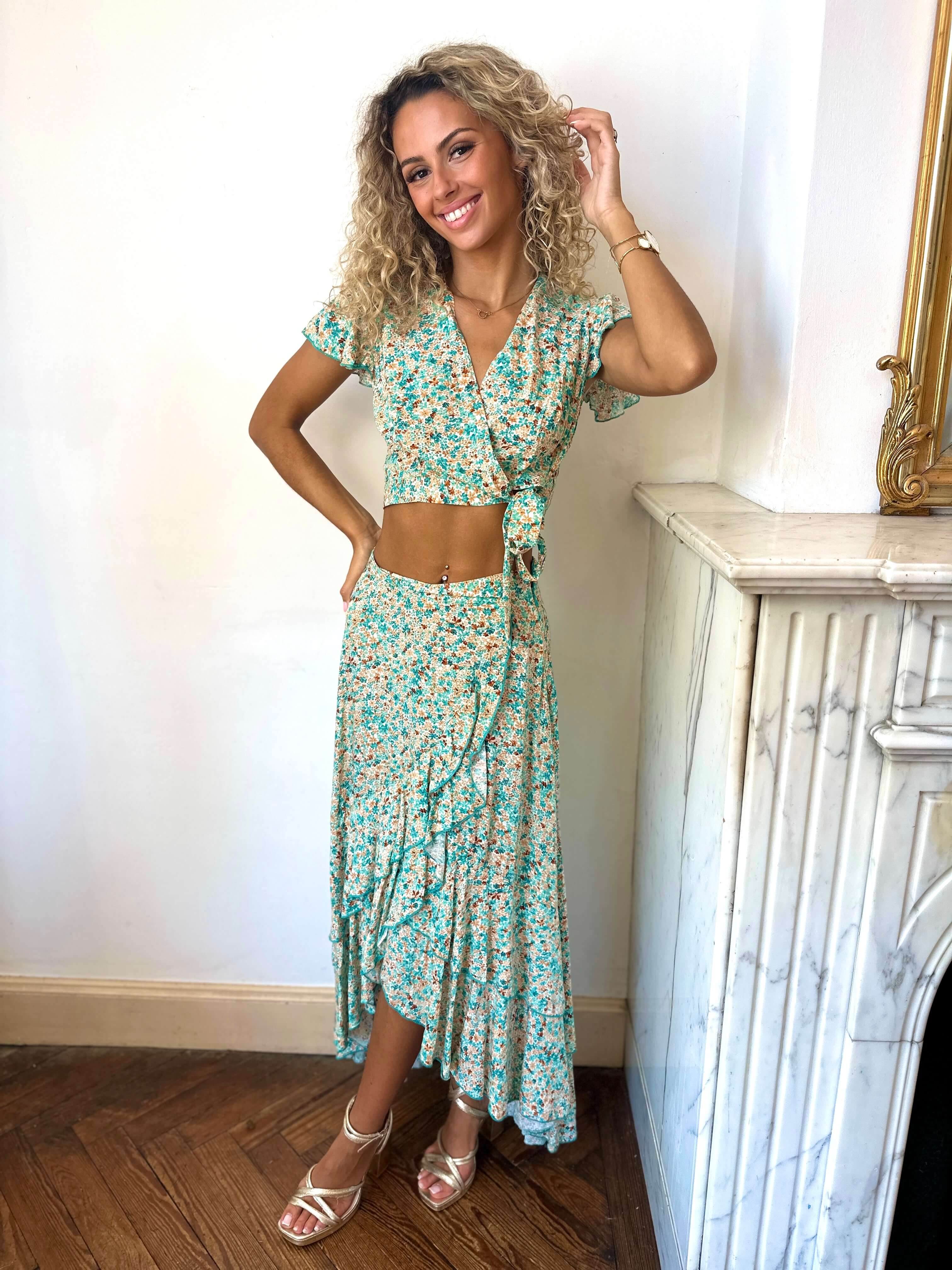Ensemble vert d'eau - JULIETTA