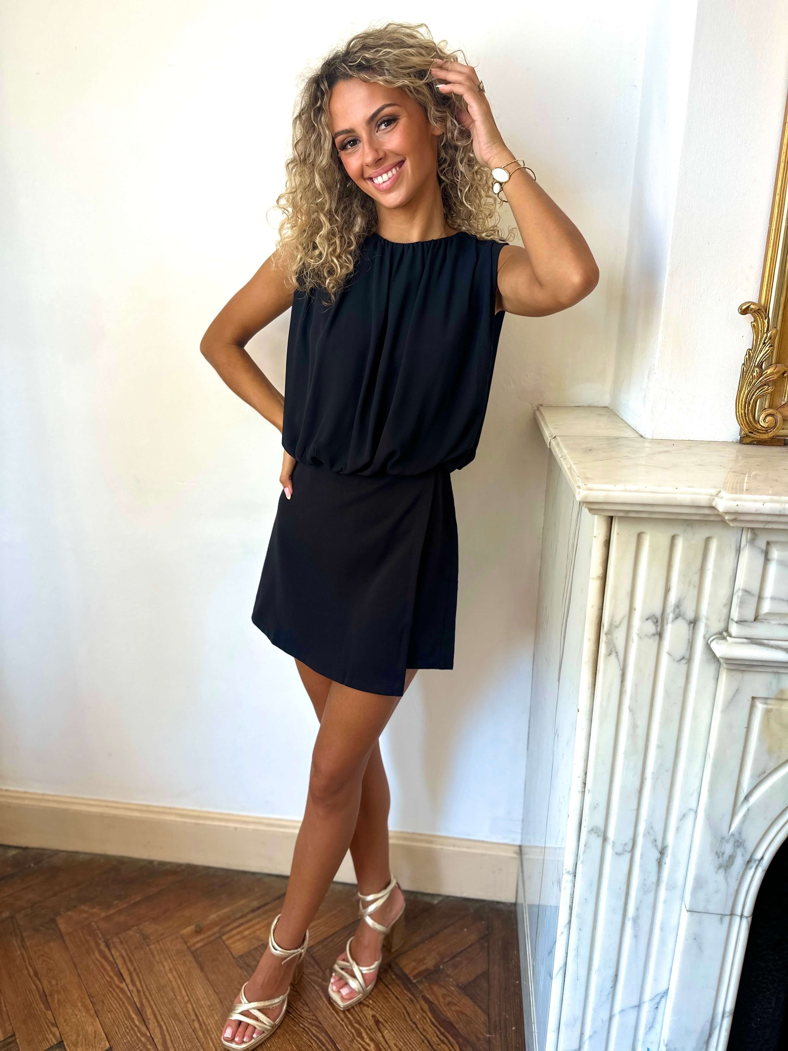 Combishort noir - ANNA