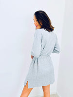 Robe pull grise - CELIA