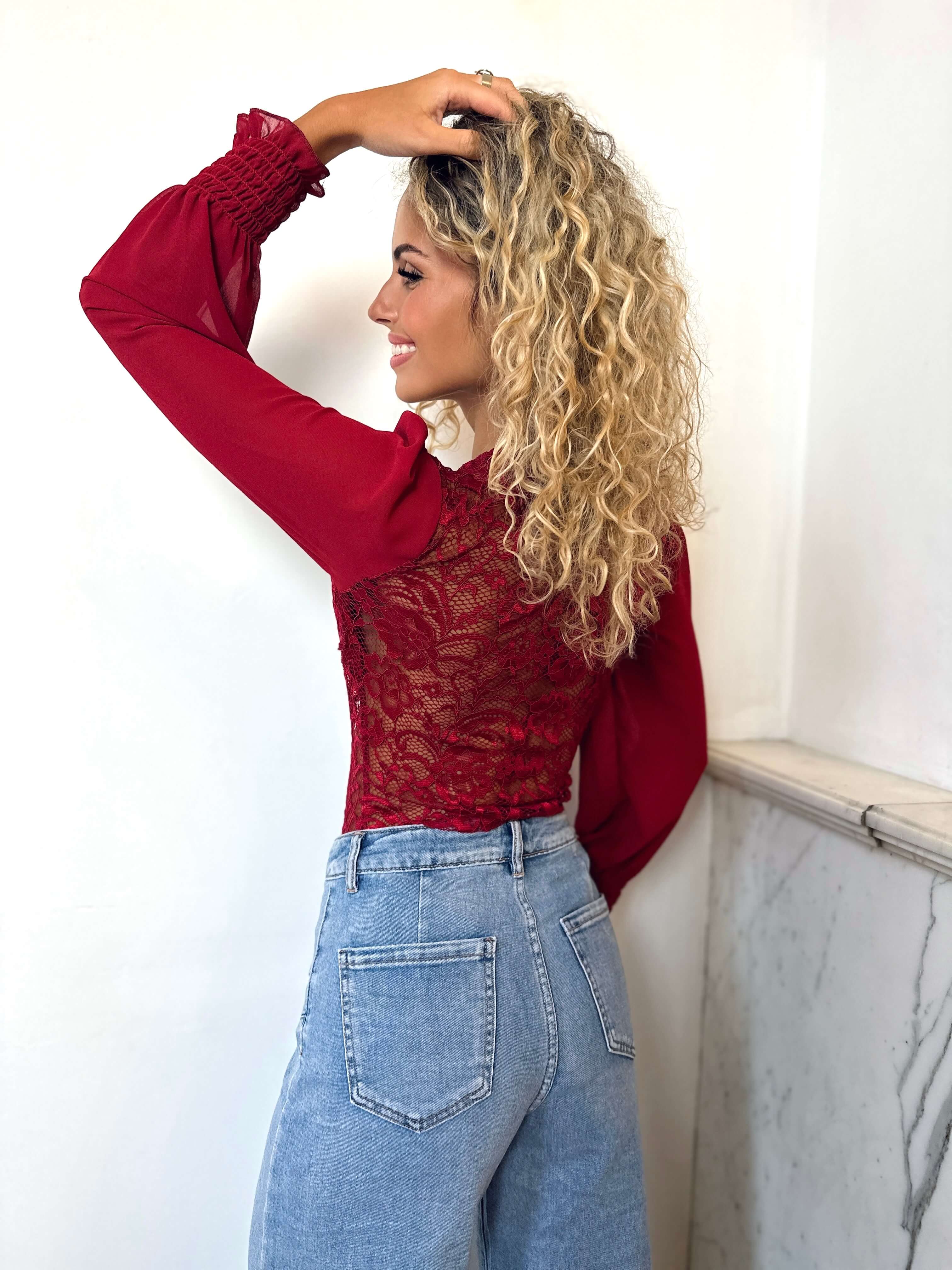 Body bordeaux - JULIETTE