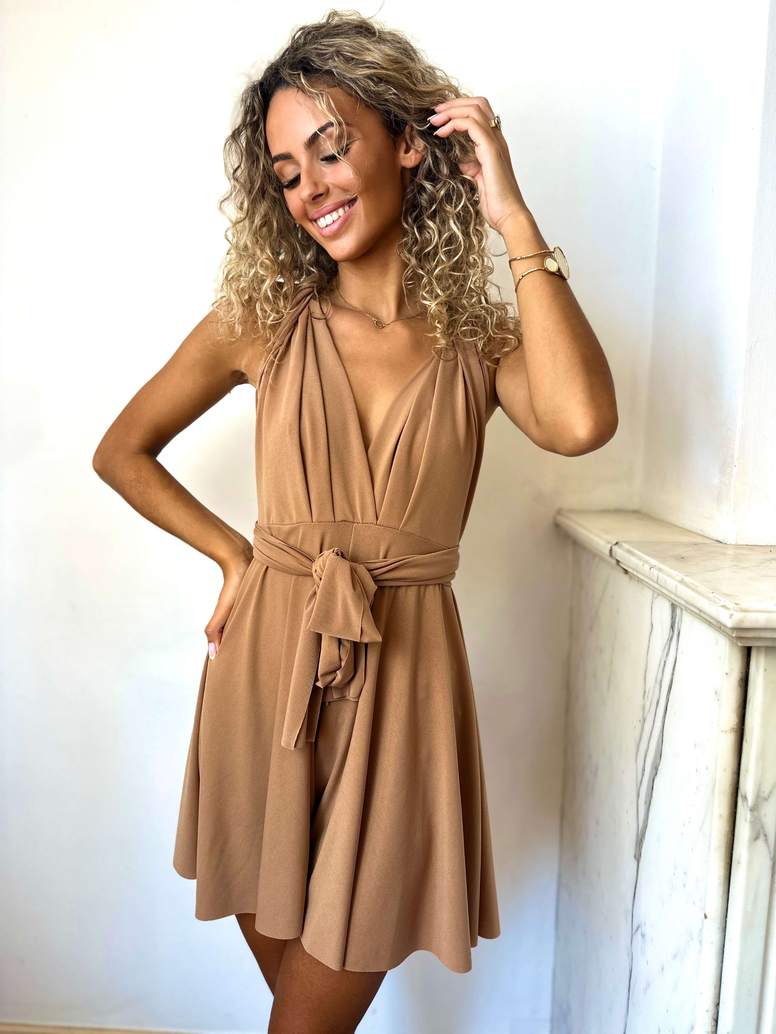 Combishort sable - JULIETTE