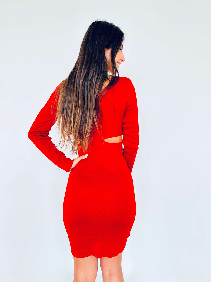 Robe pull rouge - ALVY