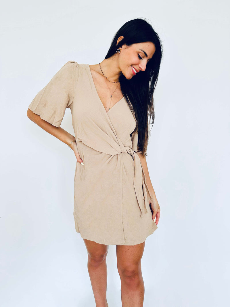 Robe beige - VICTORIA