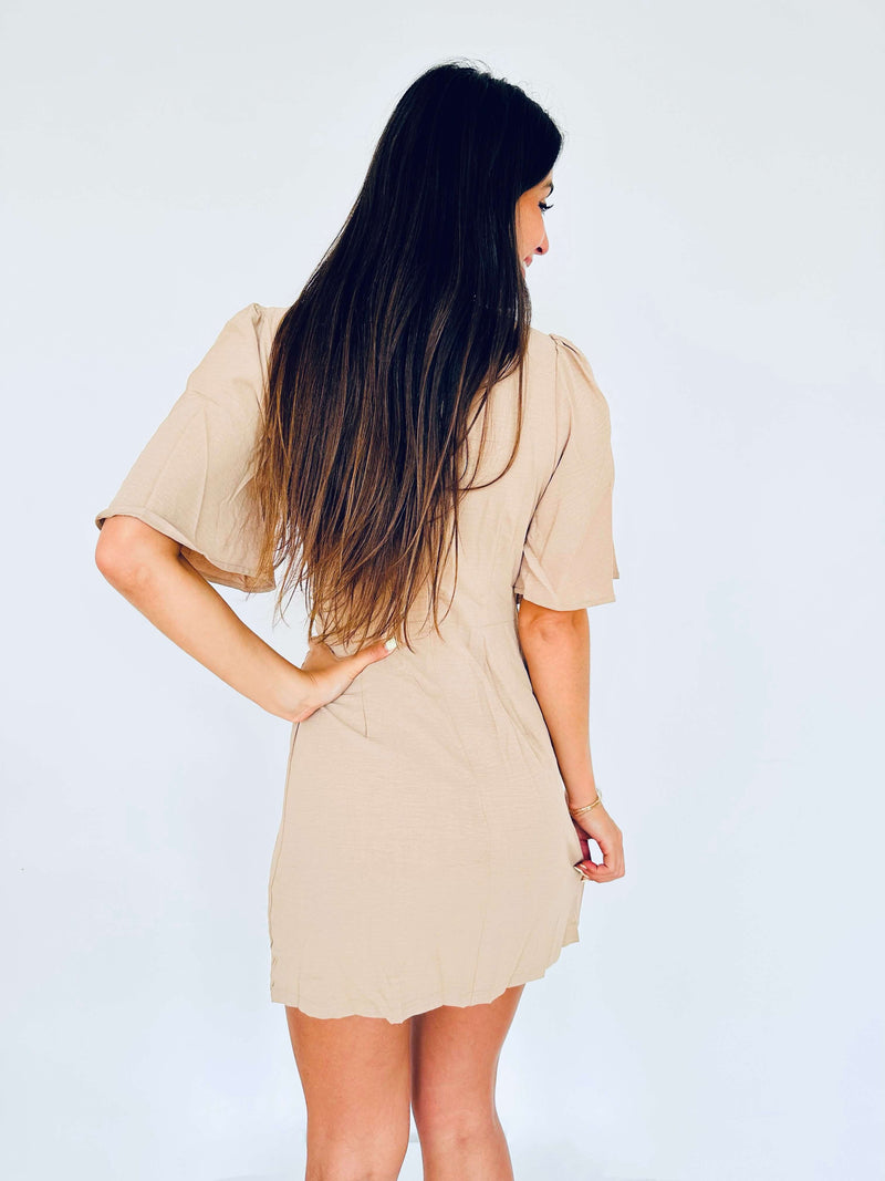 Robe beige - VICTORIA