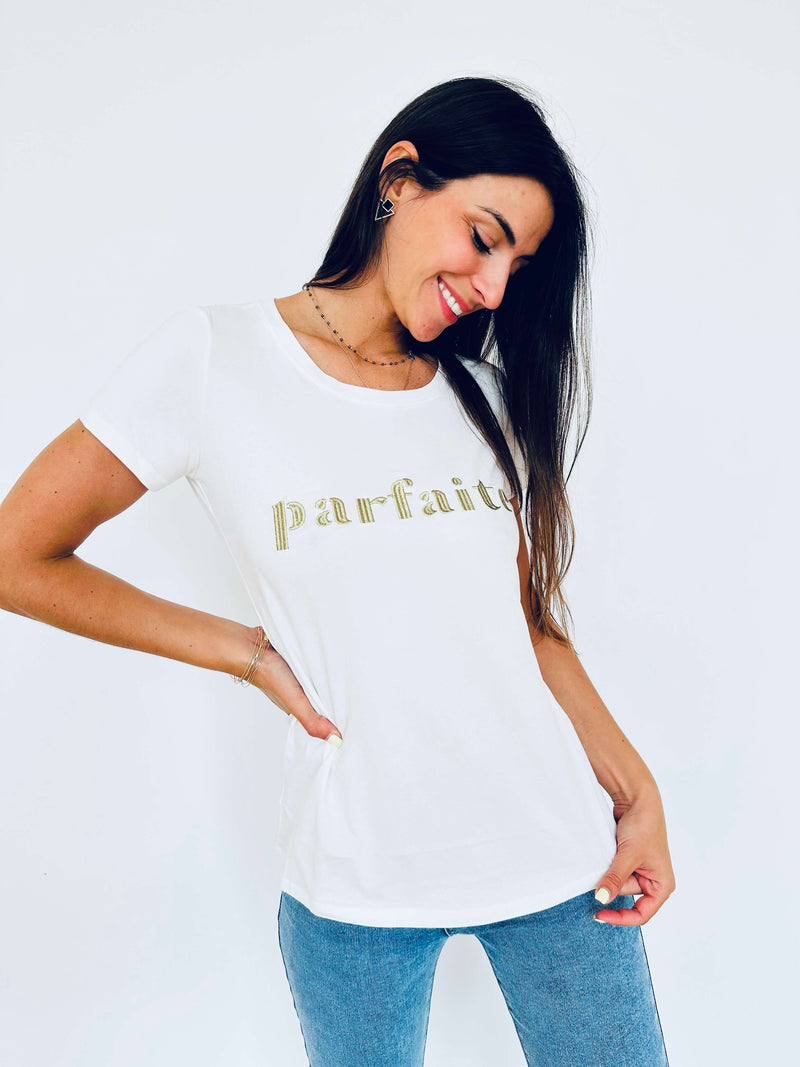 T-shirt blanc - PARFAIT