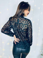 Blouse noire - ANGELIQUE