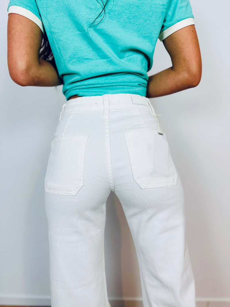 Pantalon blanc "TOXIK" - EVA