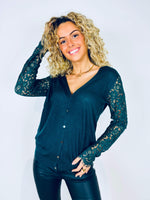 Pull vert sapin - AURELIE