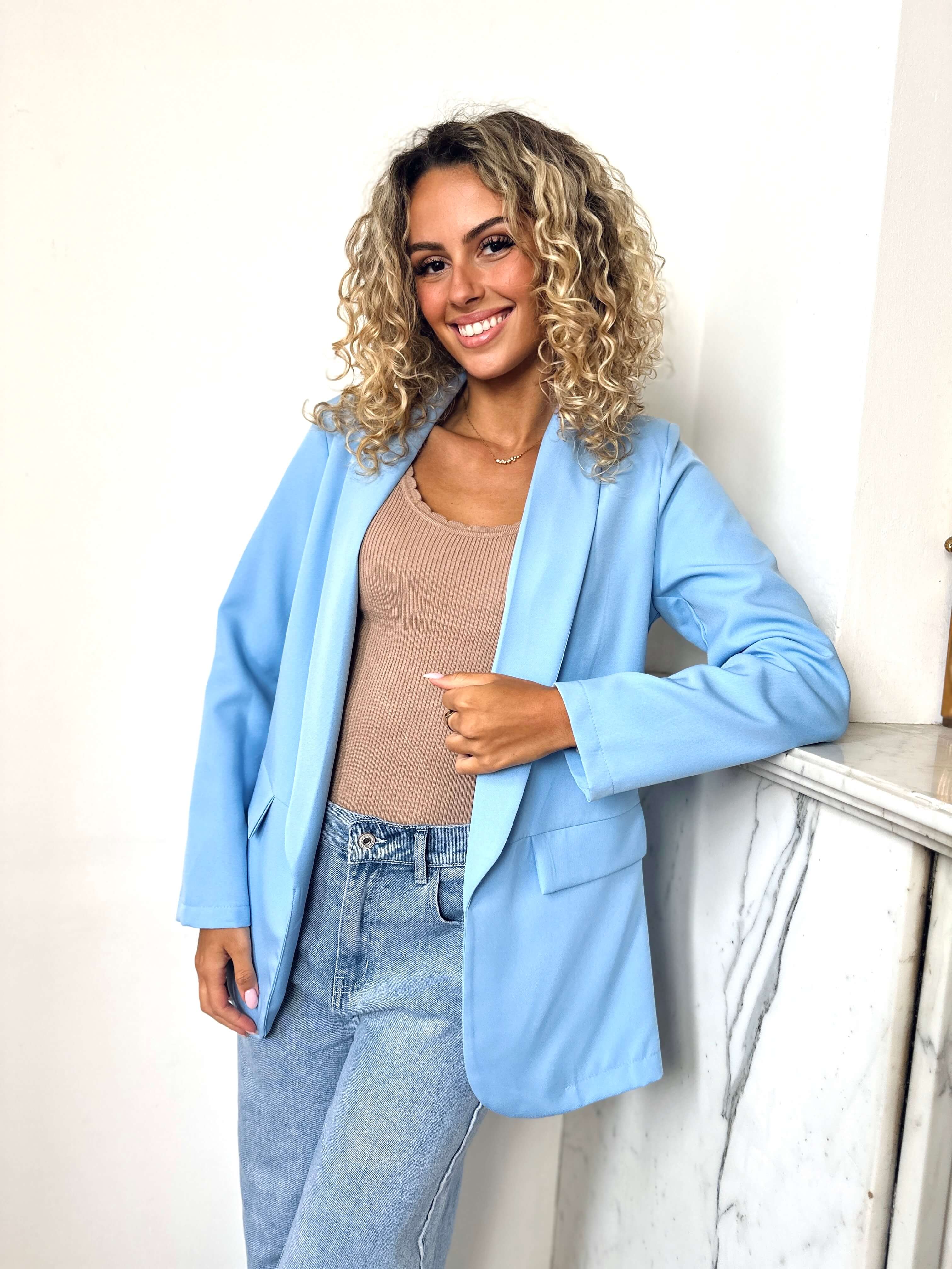 Blazer bleu ciel - CAM