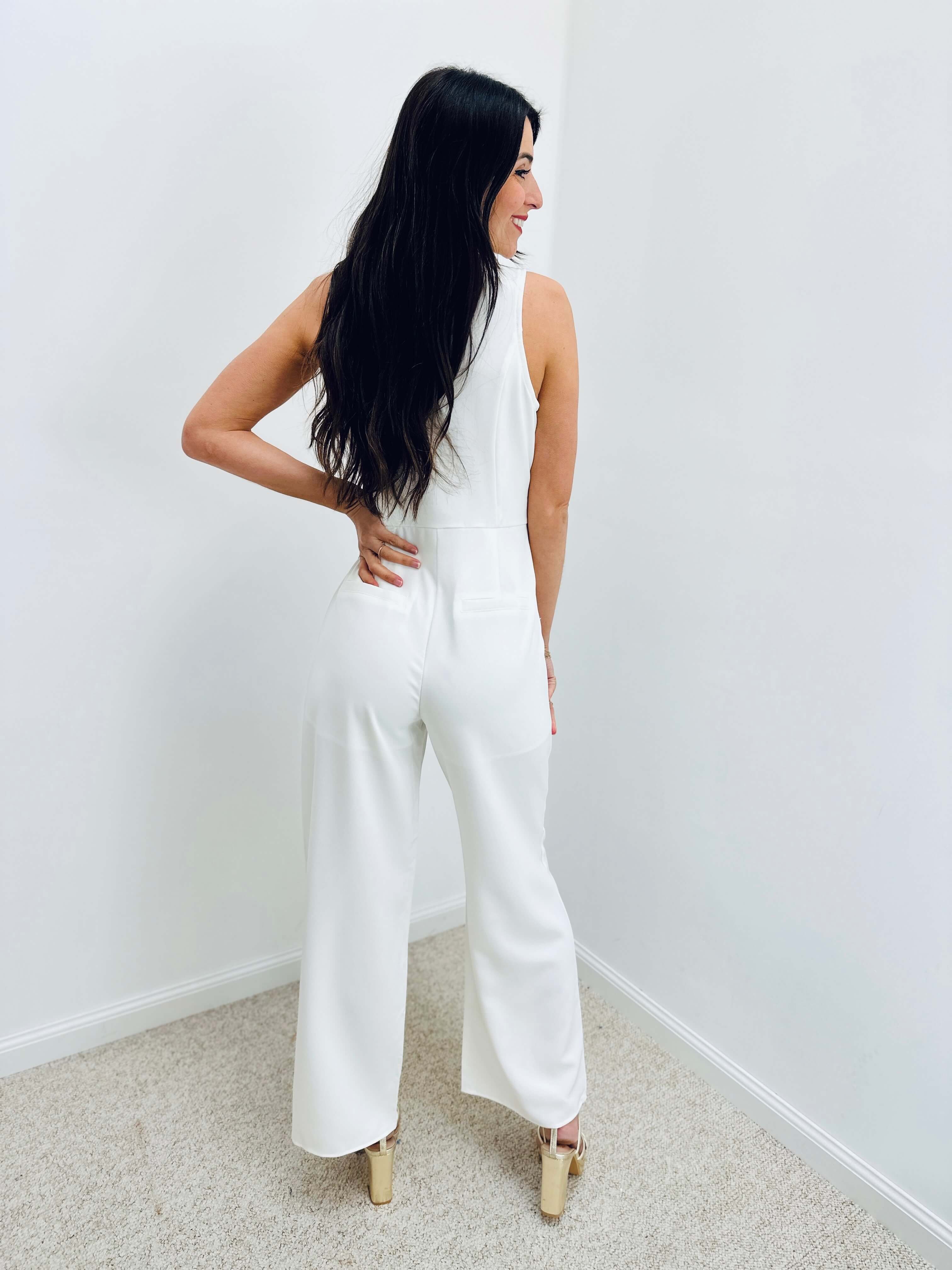 Combinaison blanc - AURELIE