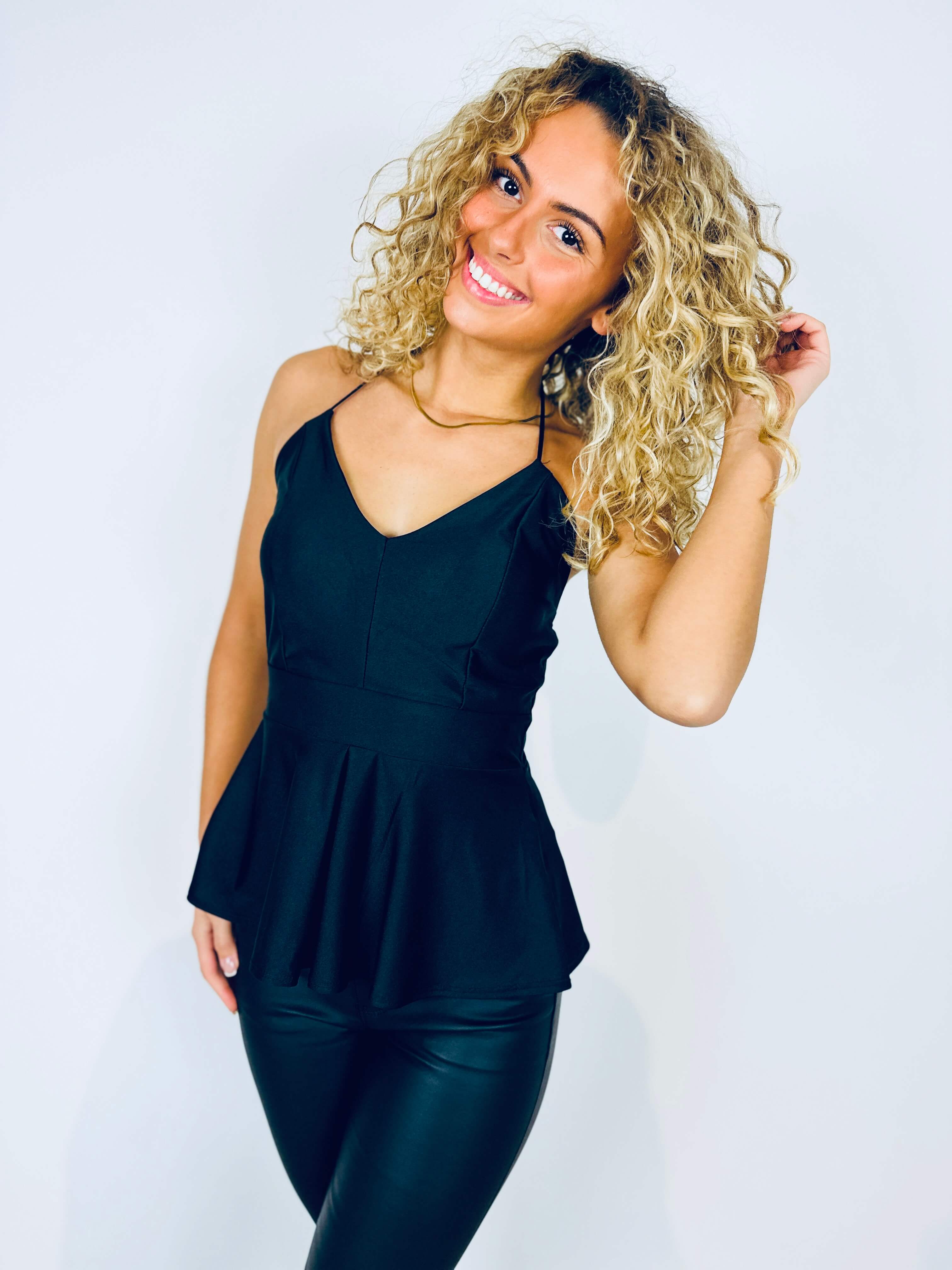 Top noir - HELENE
