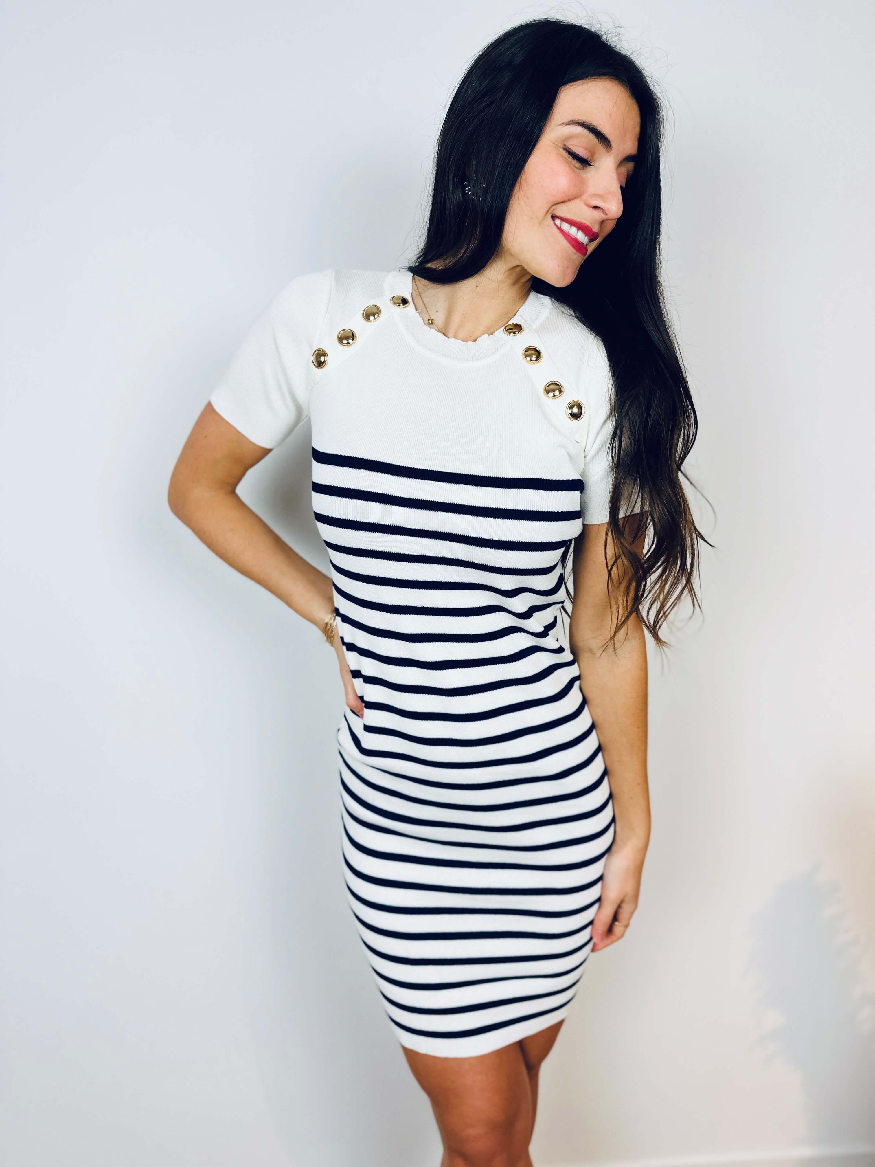 Robe blanche - MORGANE - Luna Concept Store | N?�1 Achat de v??tement f?�minin en ligne