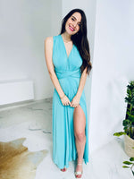 Robe turquoise - CECILIA