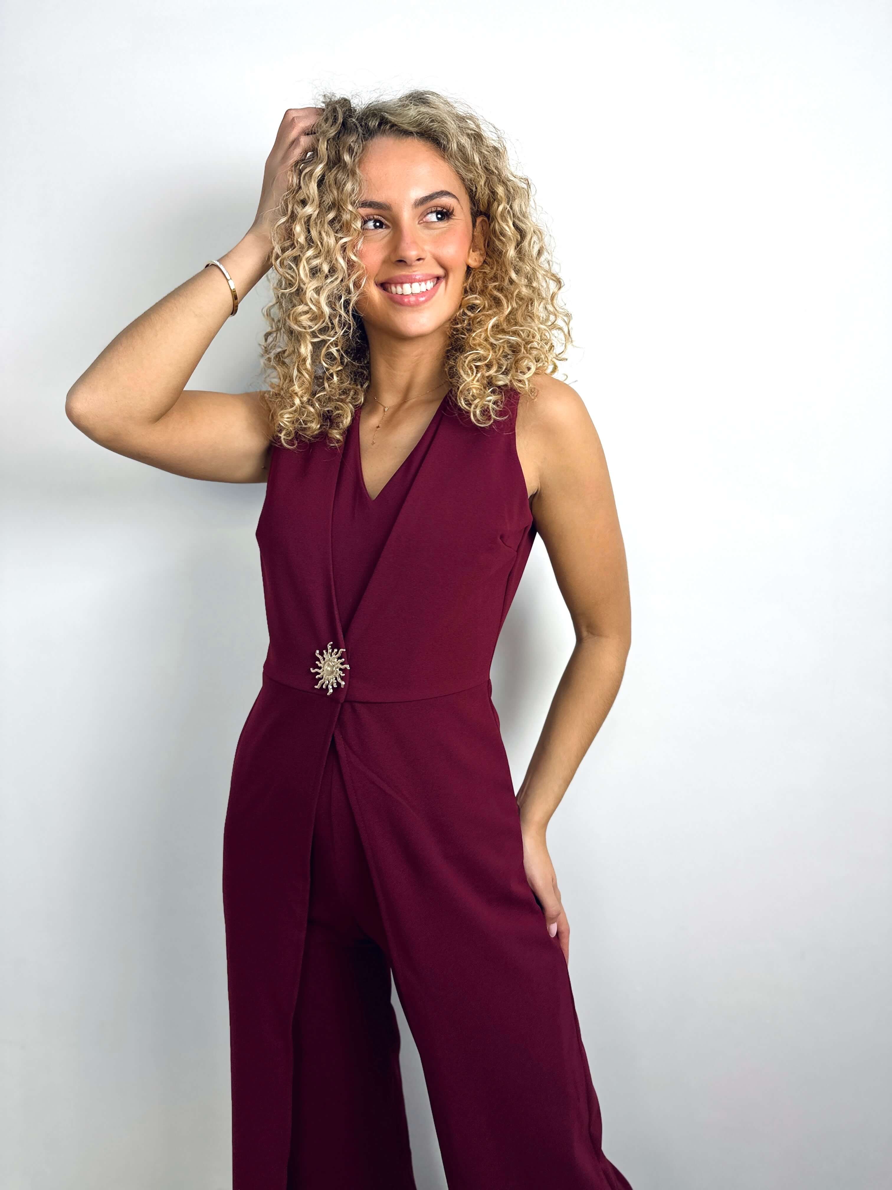 Combinaison bordeaux - CLARA