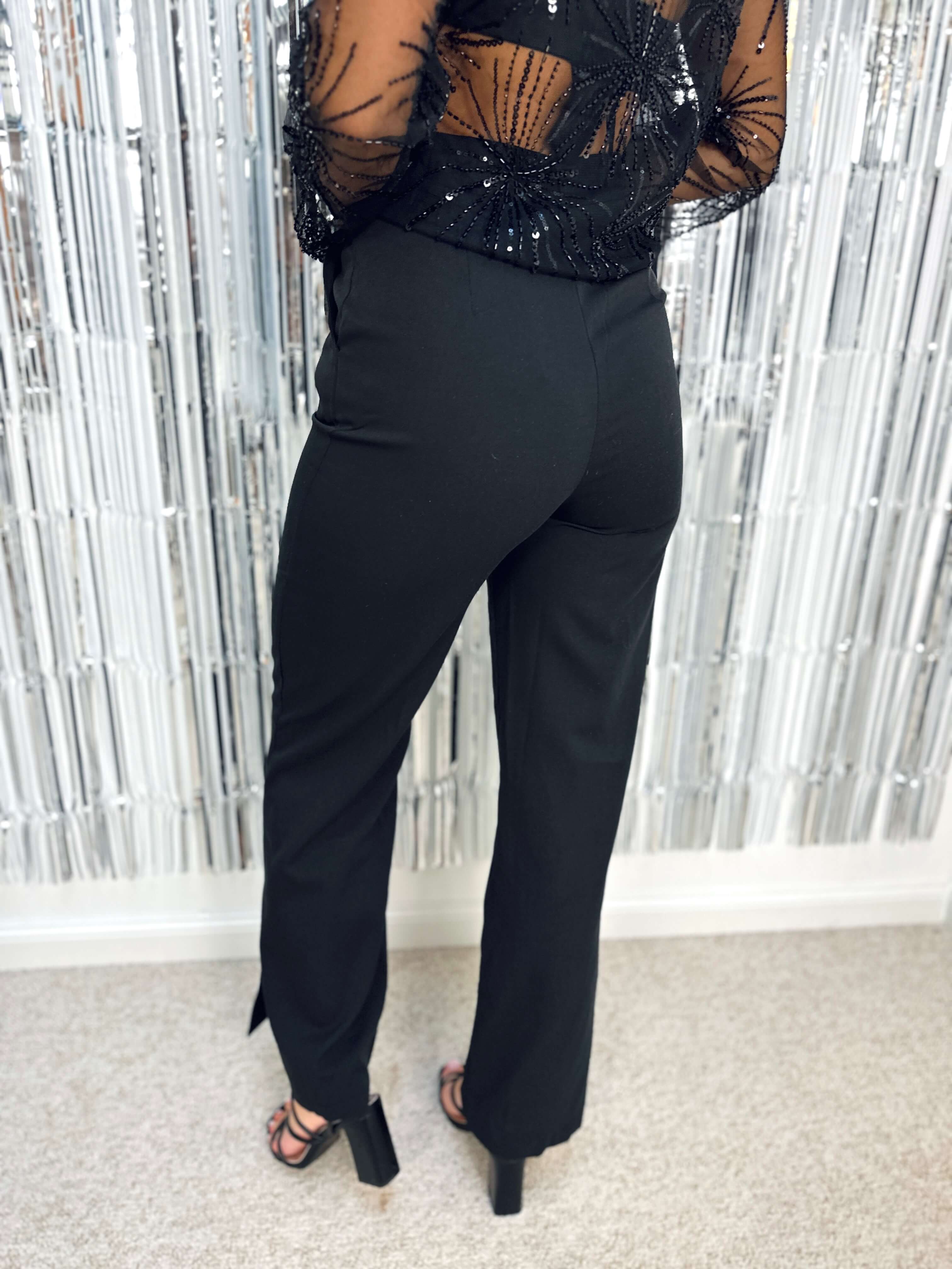 Pantalon fluide fendu - LENA