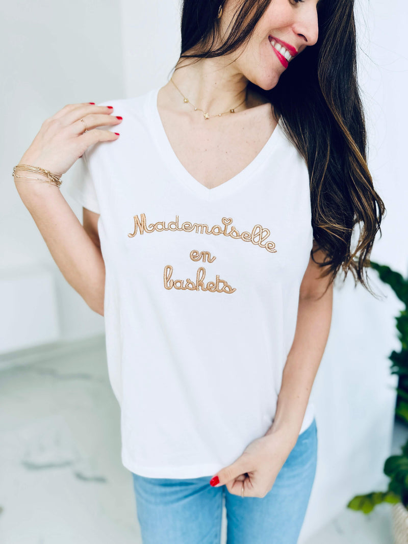 T-shirt - MADEMOISELLE EN BASKETS