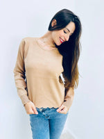 Pull beige - PAULINE