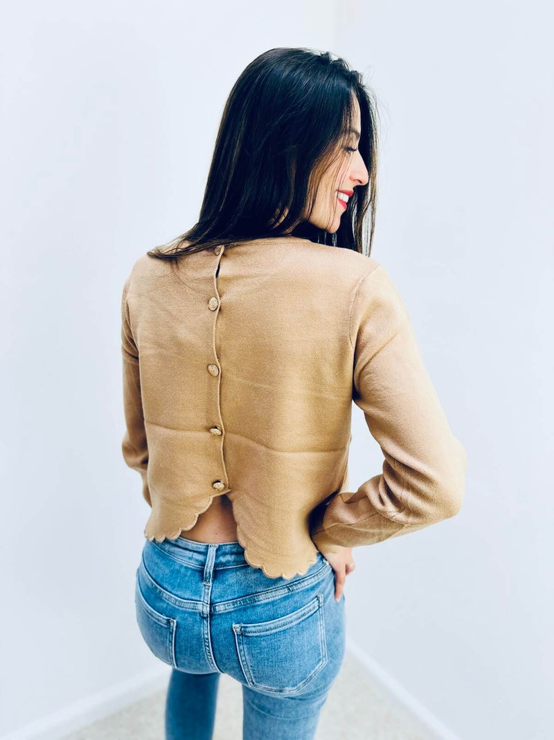 Pull beige - PAULINE