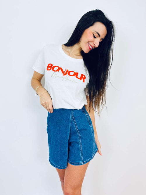 T-shirt - BONJOUR