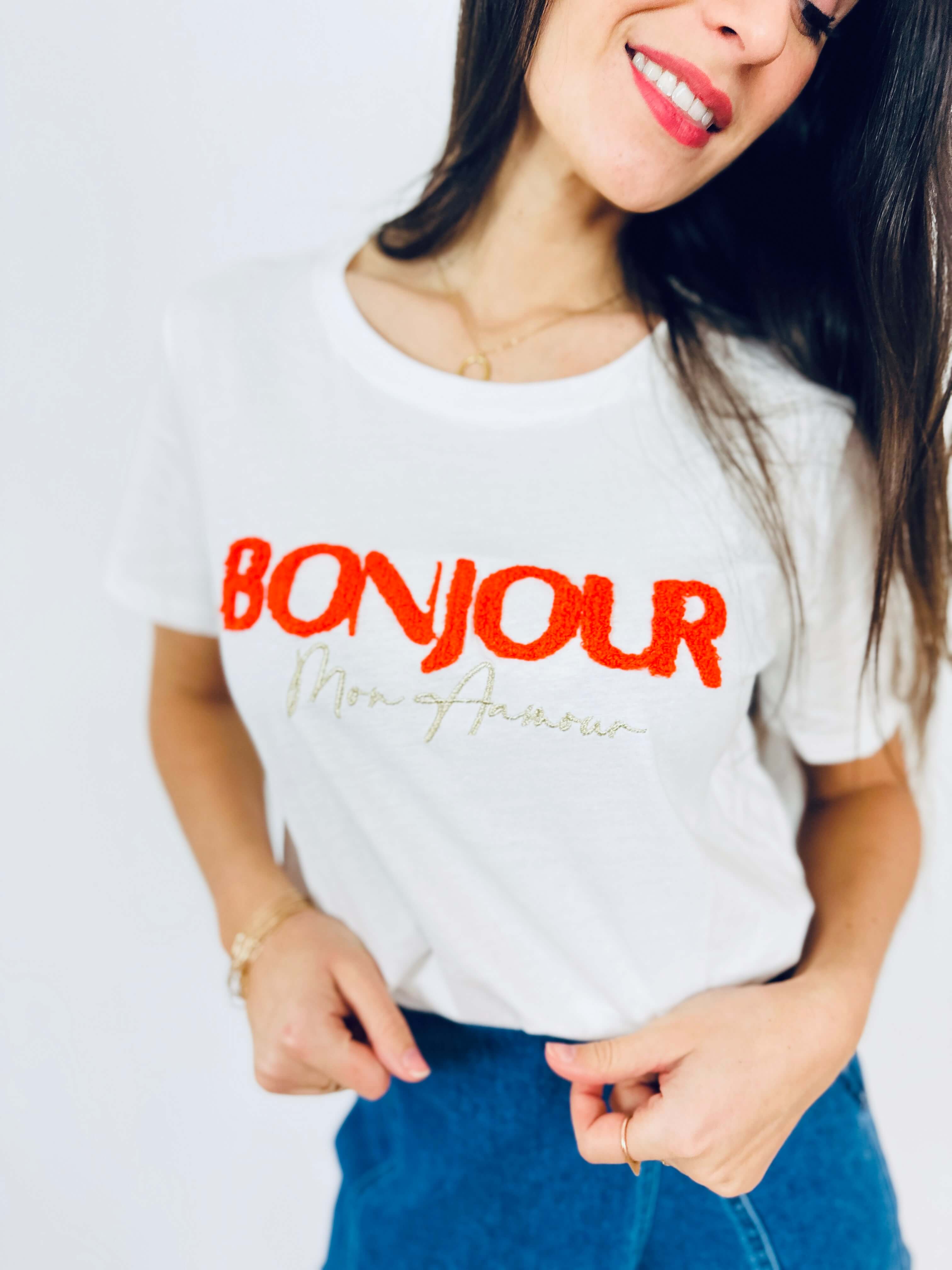 T-shirt - BONJOUR