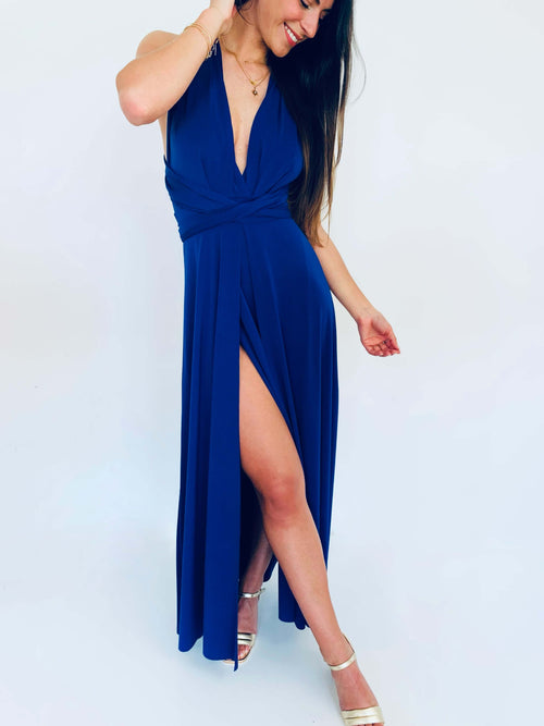 Robe bleu royal - CECILIA