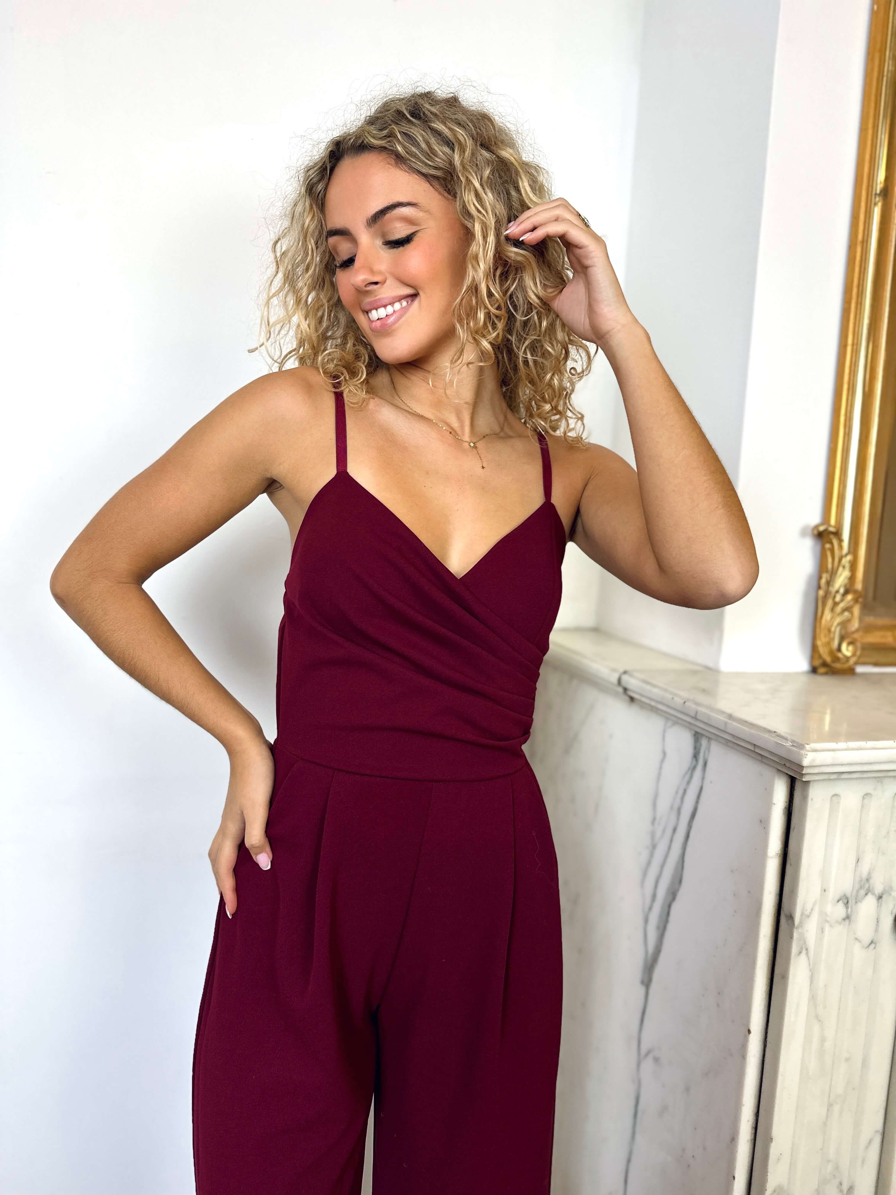 Combinaison bordeaux - ALAYA