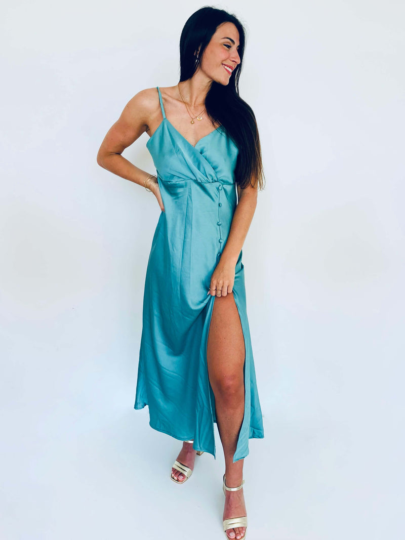 Robe turquoise - SYBILLE