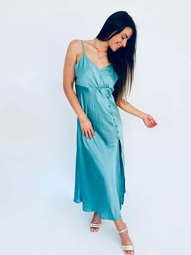 Robe turquoise - SYBILLE